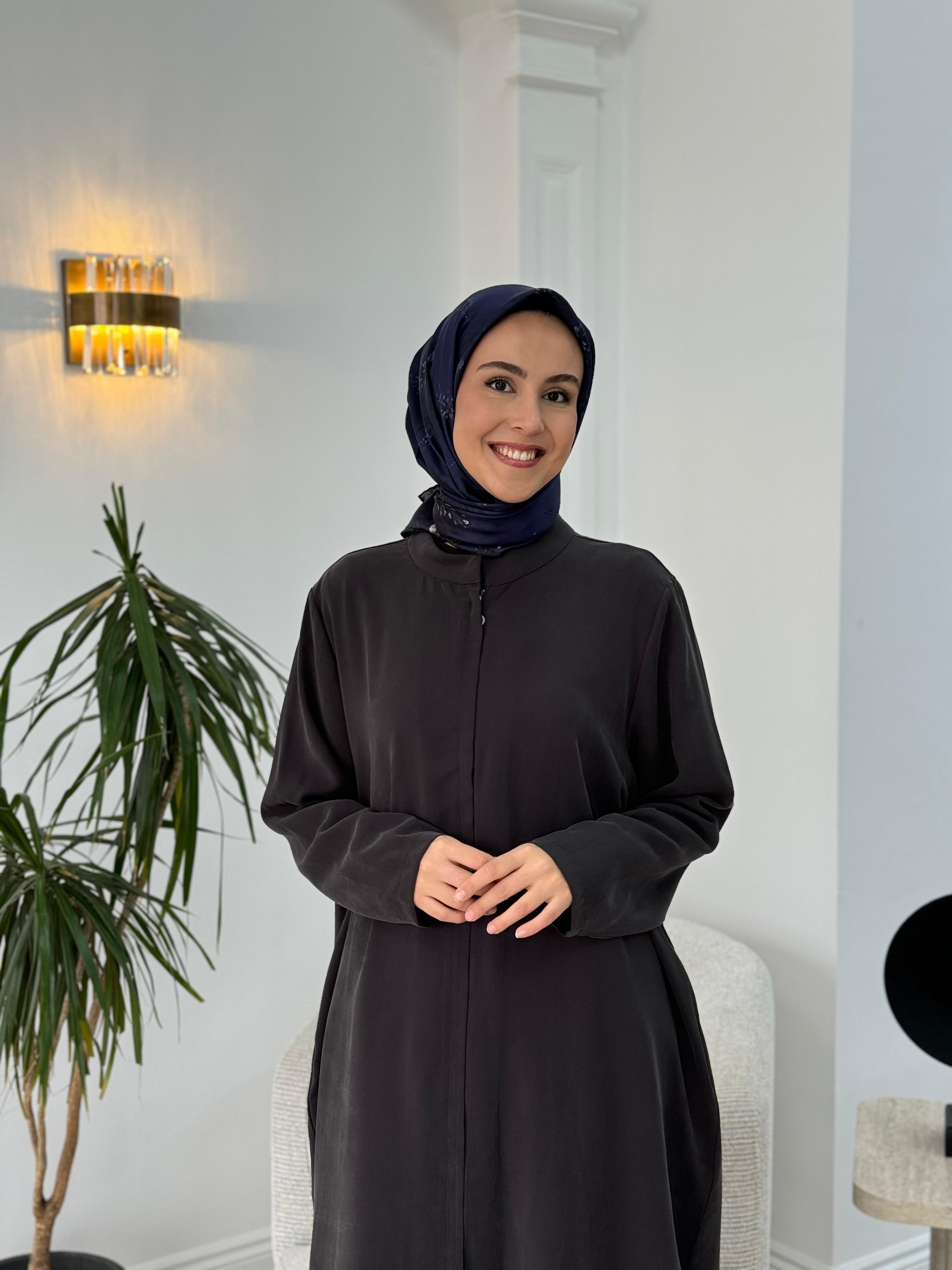 Almarwah Fermuar Detaylı Kap Siyah 50933