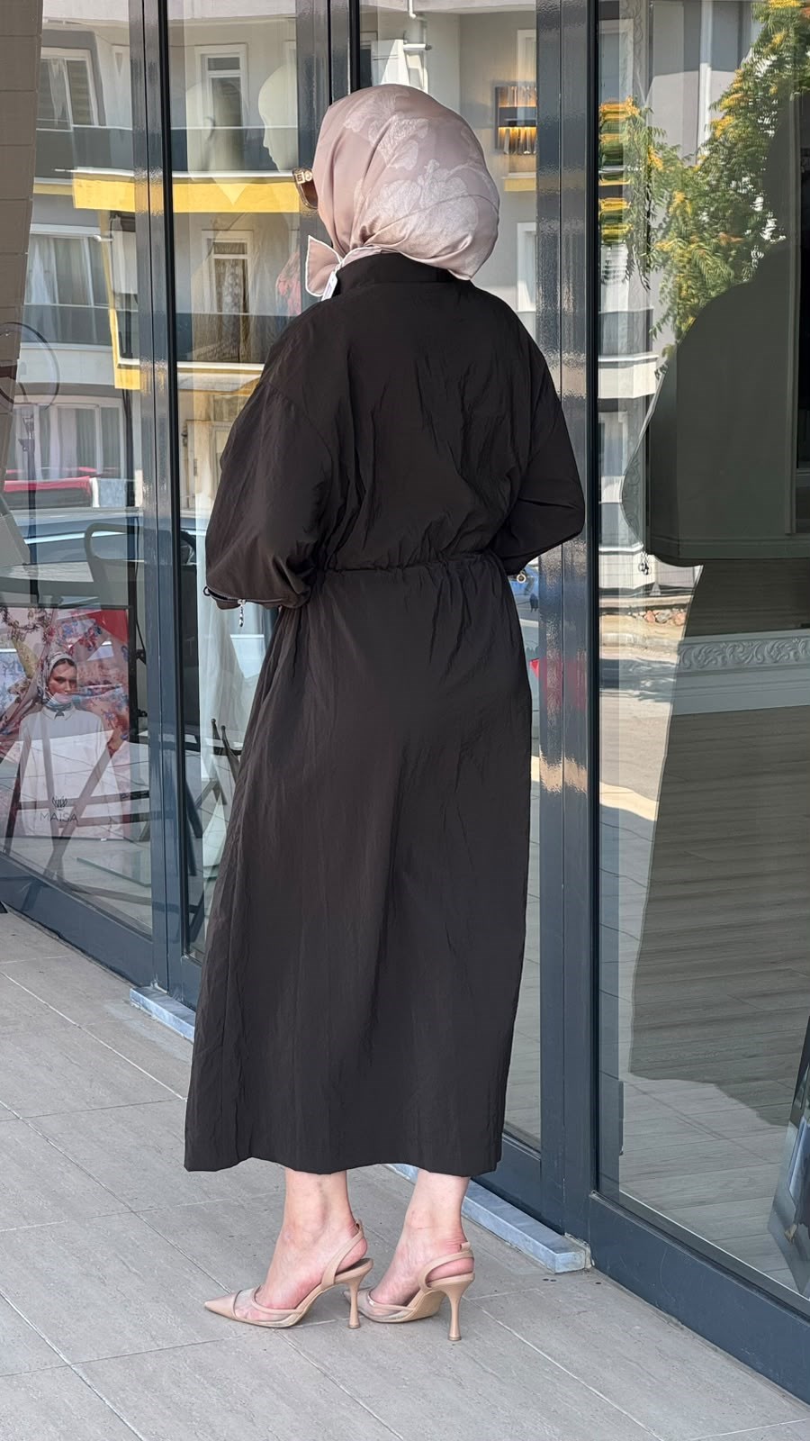 Almarwah Fermuarlı Bel Büzgülü Kap 405020