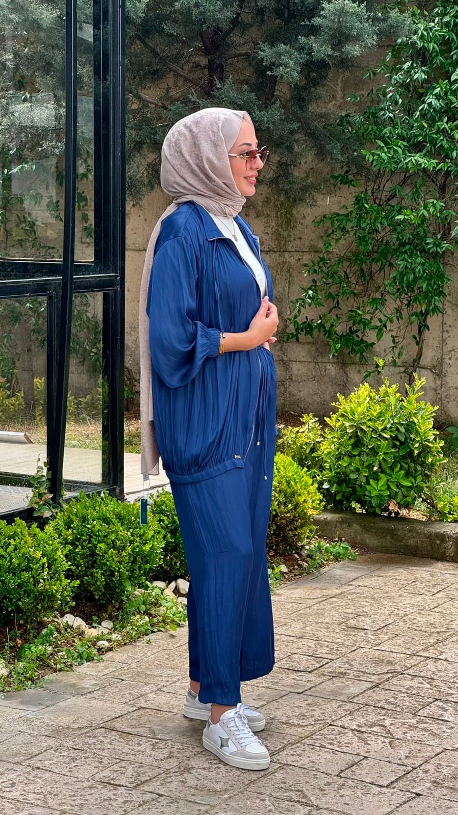Almarwah Fermuarlı Şalvarlı Takım 202973