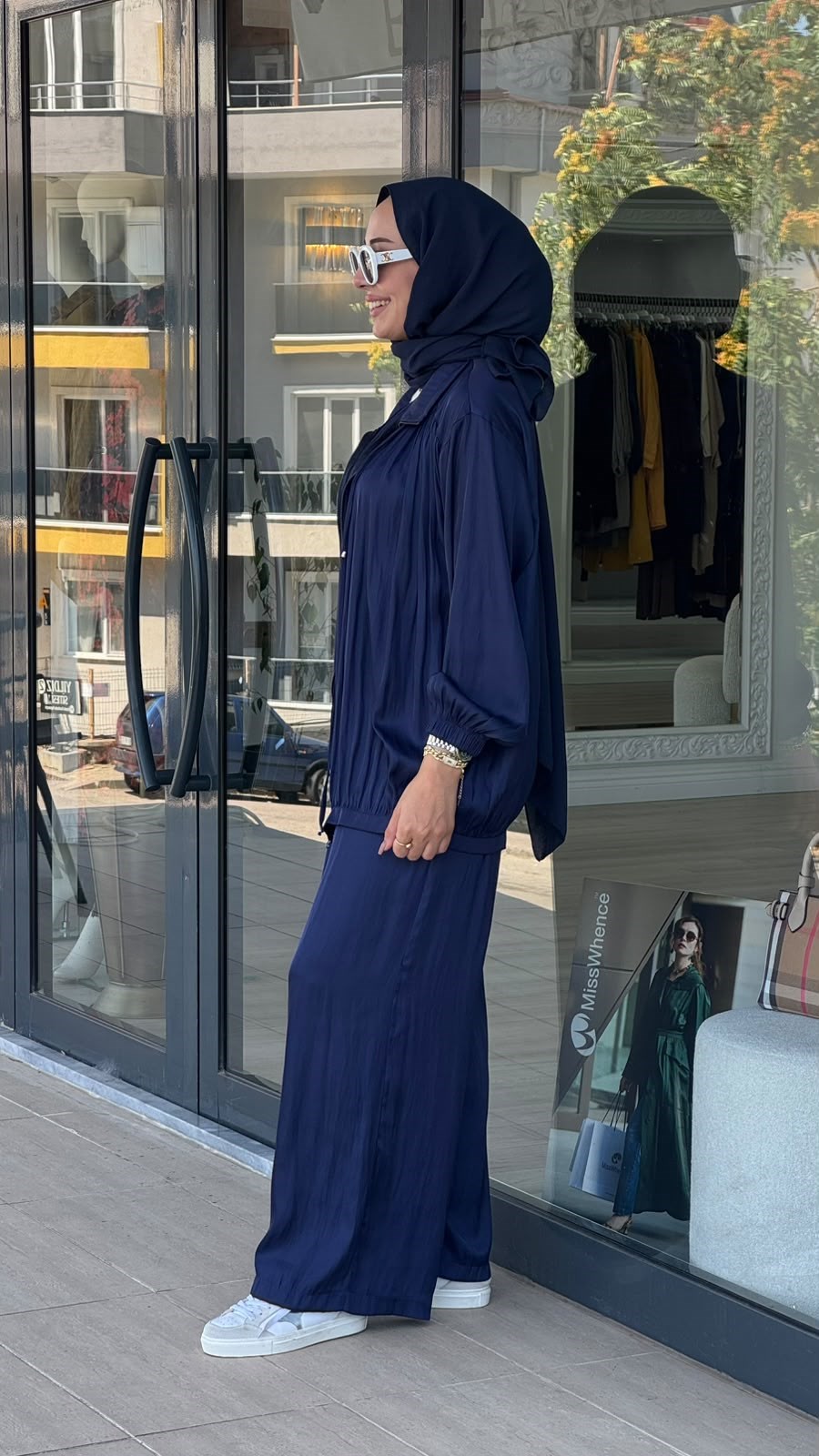 Almarwah Fermuarlı Şalvarlı Takım 202973