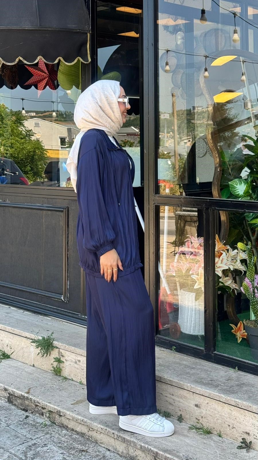 Almarwah Fermuarlı Şalvarlı Takım 202973
