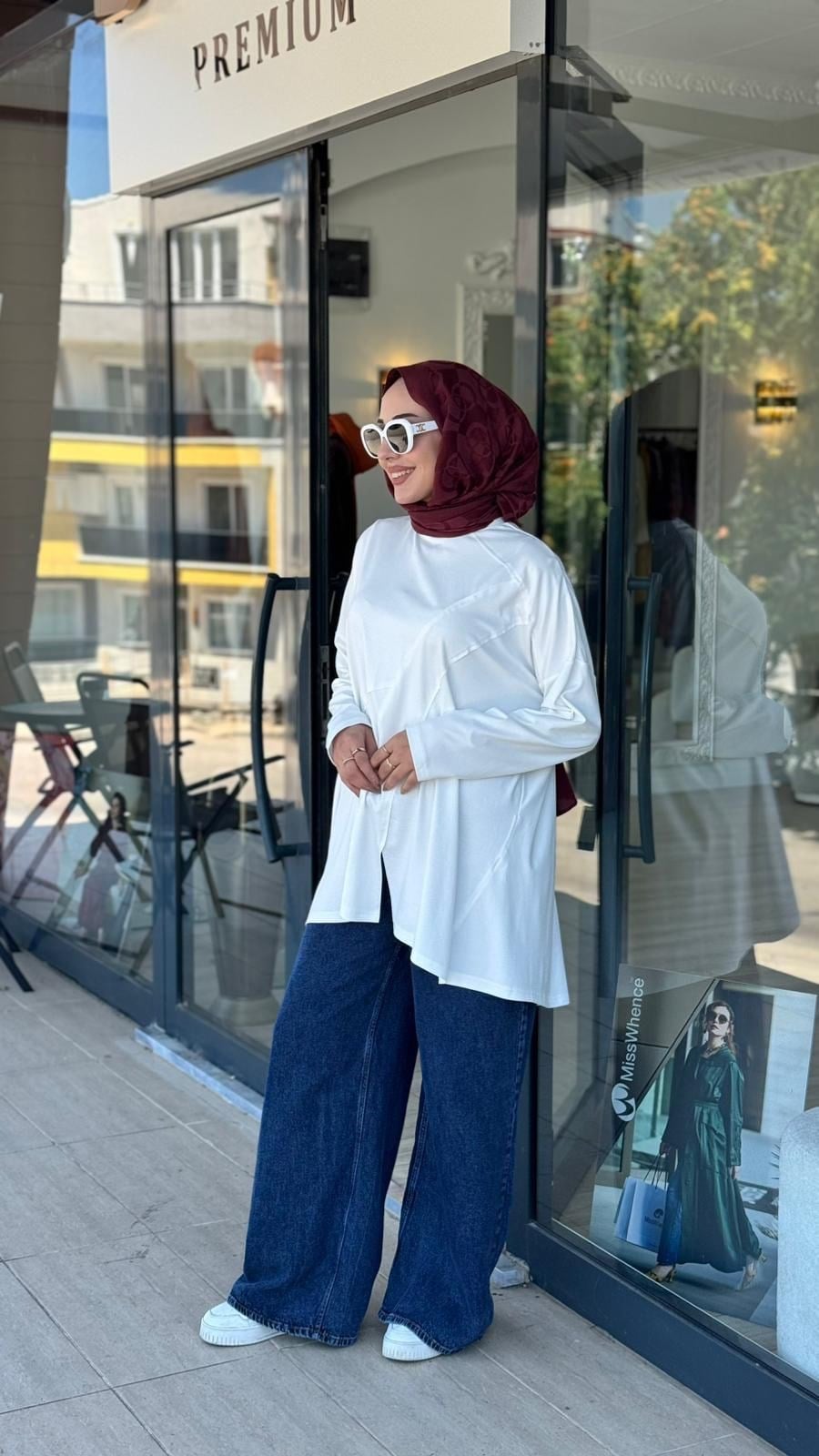 Almarwah Geomertrik Desenli Tunik 102251