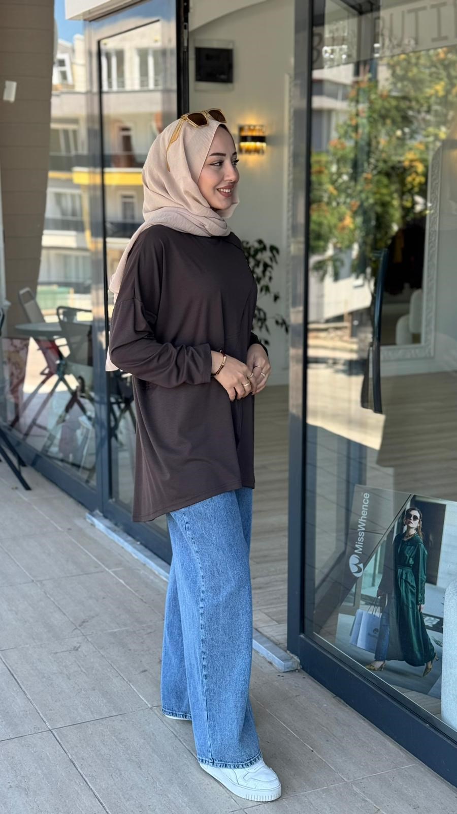 Almarwah Geomertrik Desenli Tunik 102251