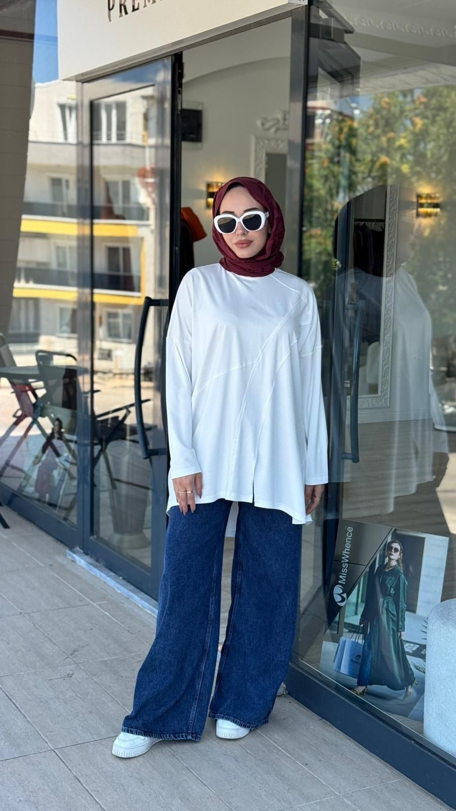 Almarwah Geomertrik Desenli Tunik 102251