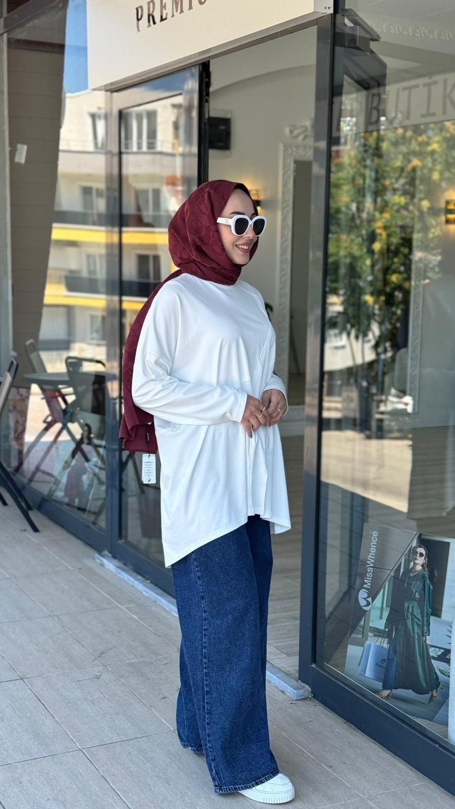 Almarwah Geomertrik Desenli Tunik 102251