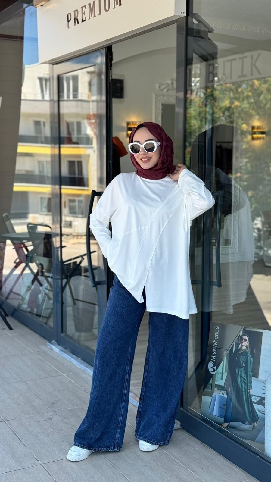 Almarwah Geomertrik Desenli Tunik 102251