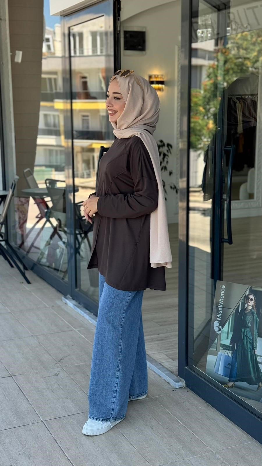 Almarwah Geomertrik Desenli Tunik 102251