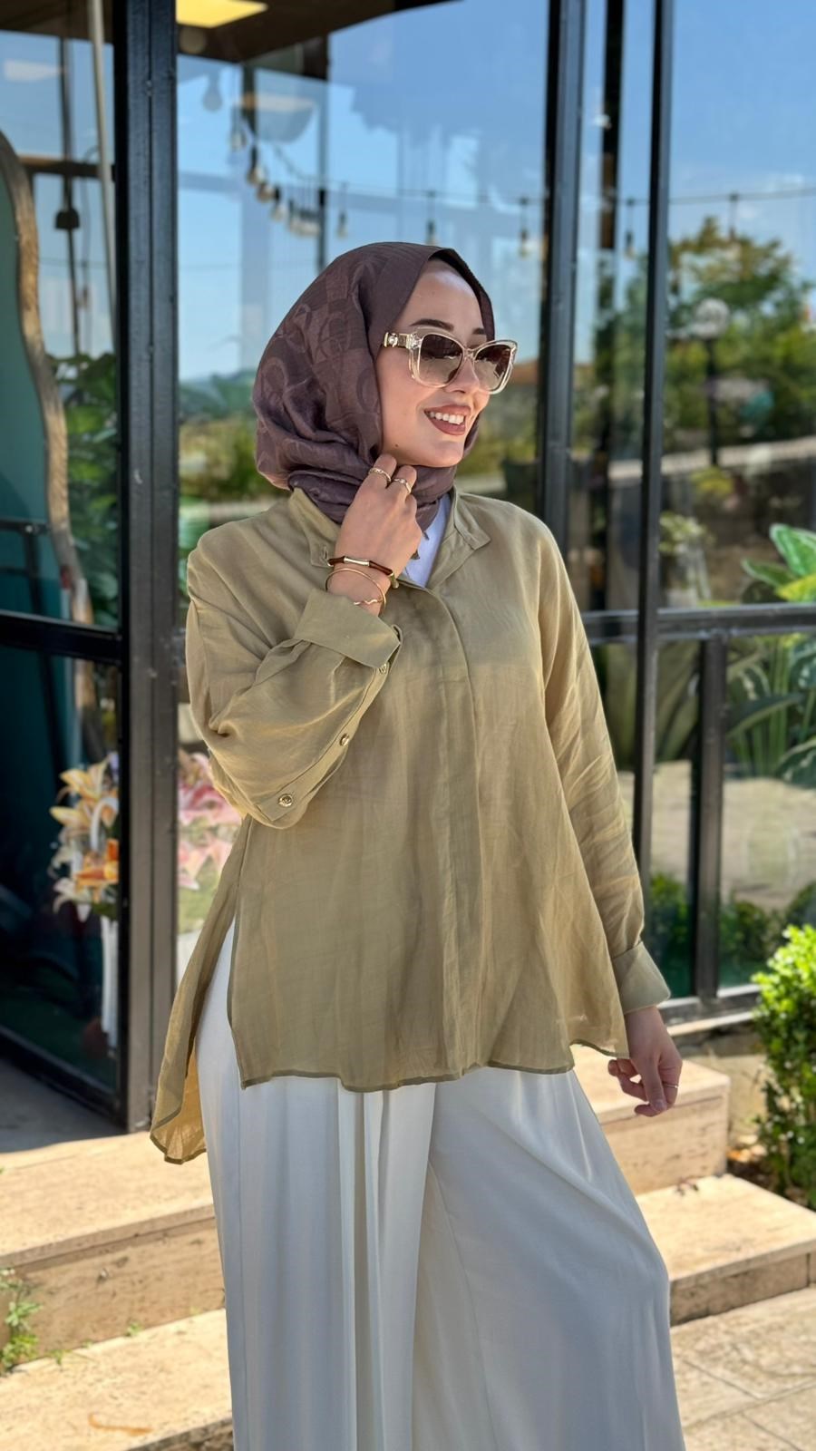Almarwah Gömlek Oversize 101008