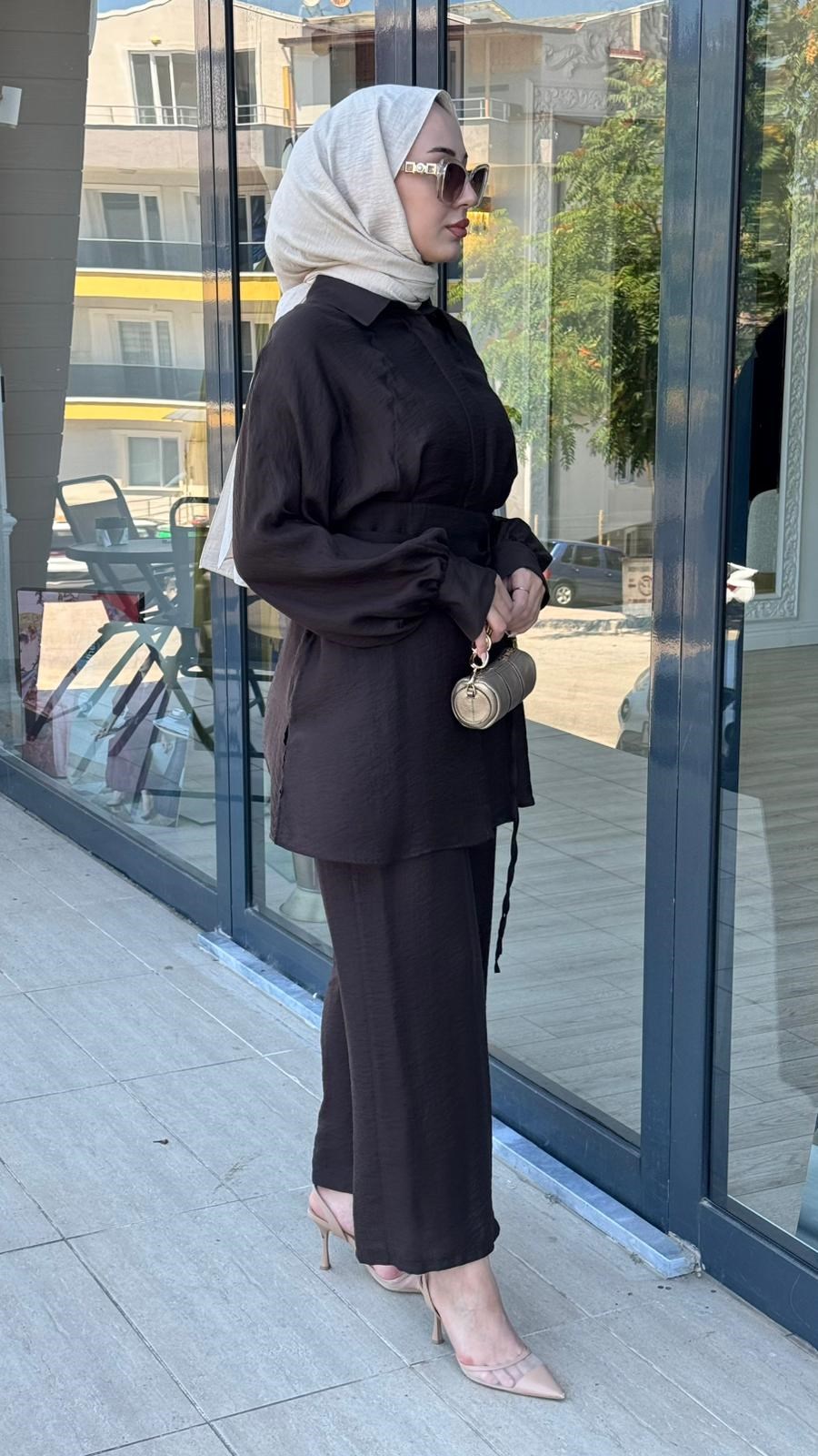 Almarwah Kemerli Pantolon Takım 202979