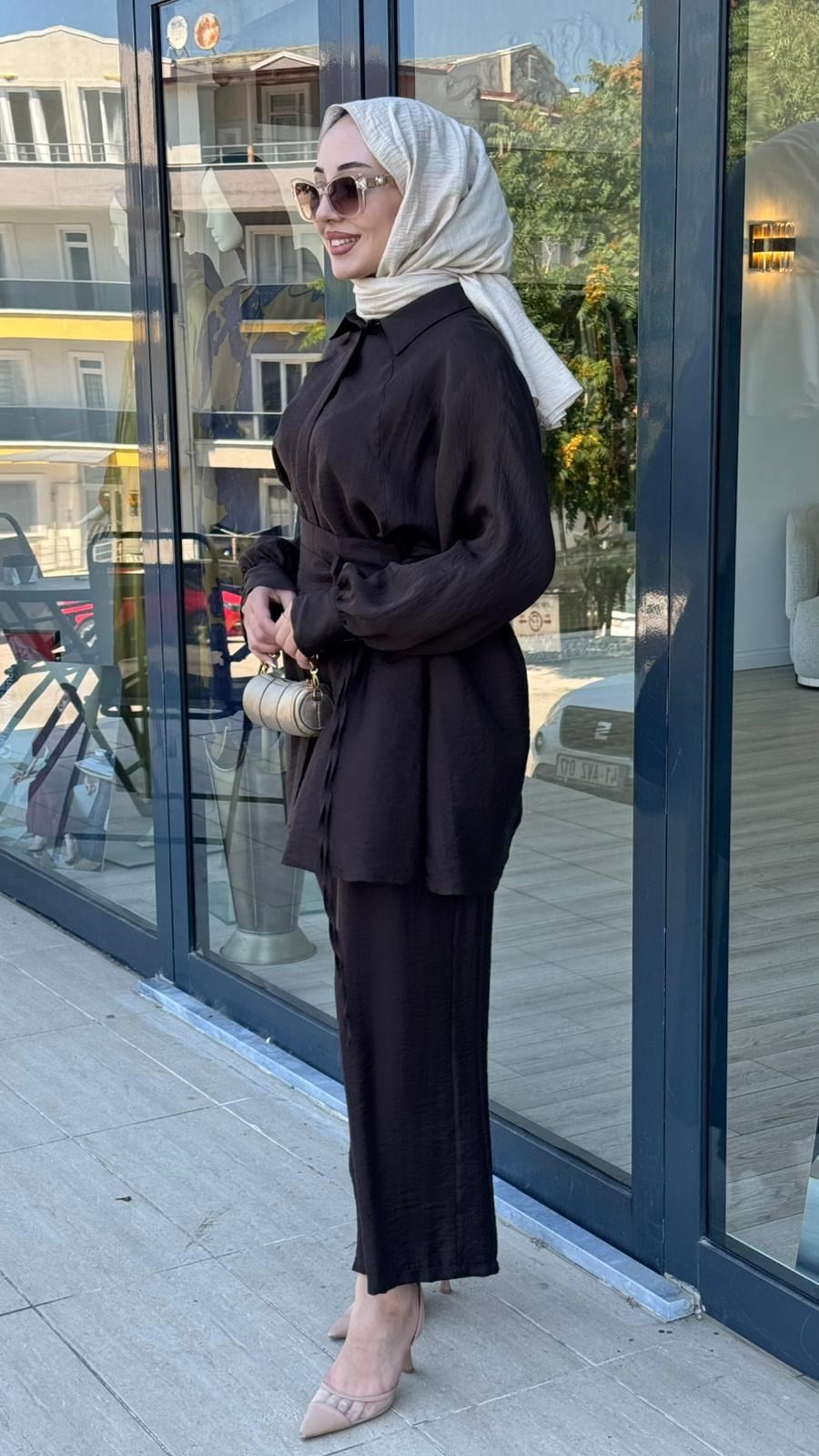 Almarwah Kemerli Pantolon Takım 202979
