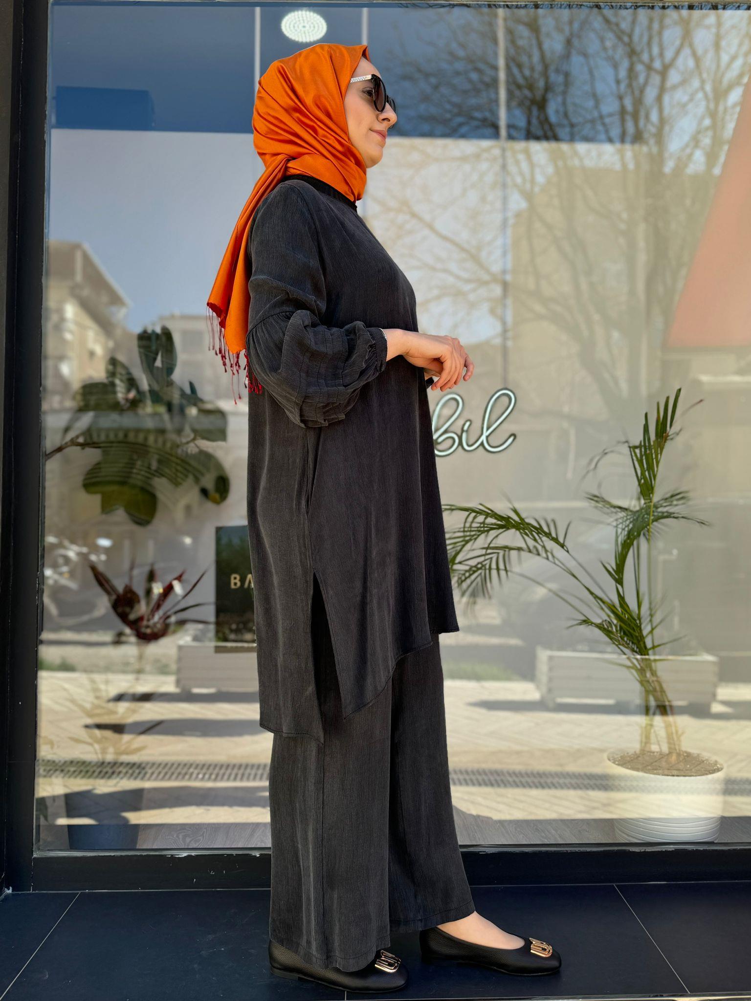 Almarwah Kol Detaylı Cupra Takım Siyah 202543