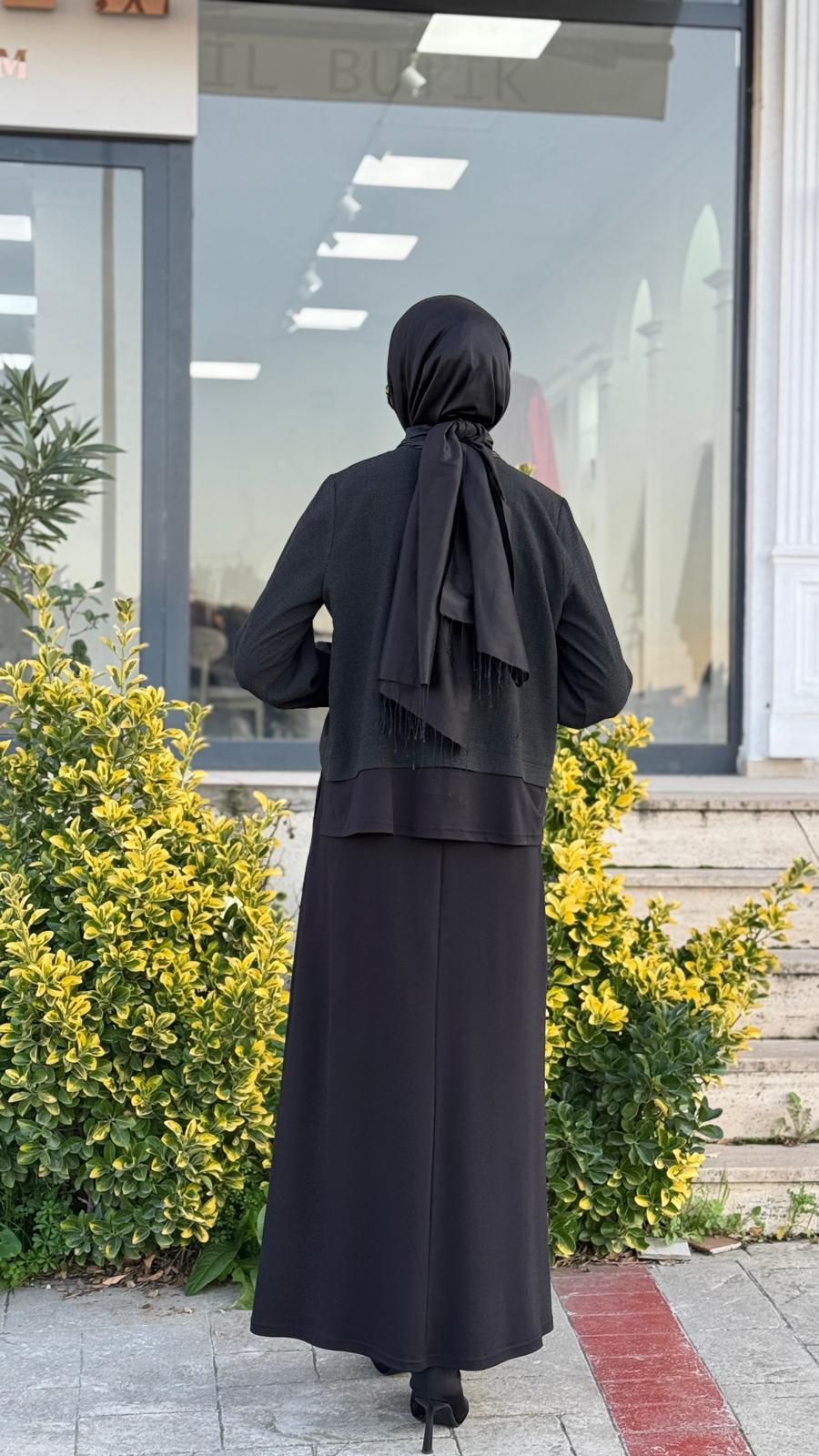 Almarwah Kolye Detaylı Elbise 202927