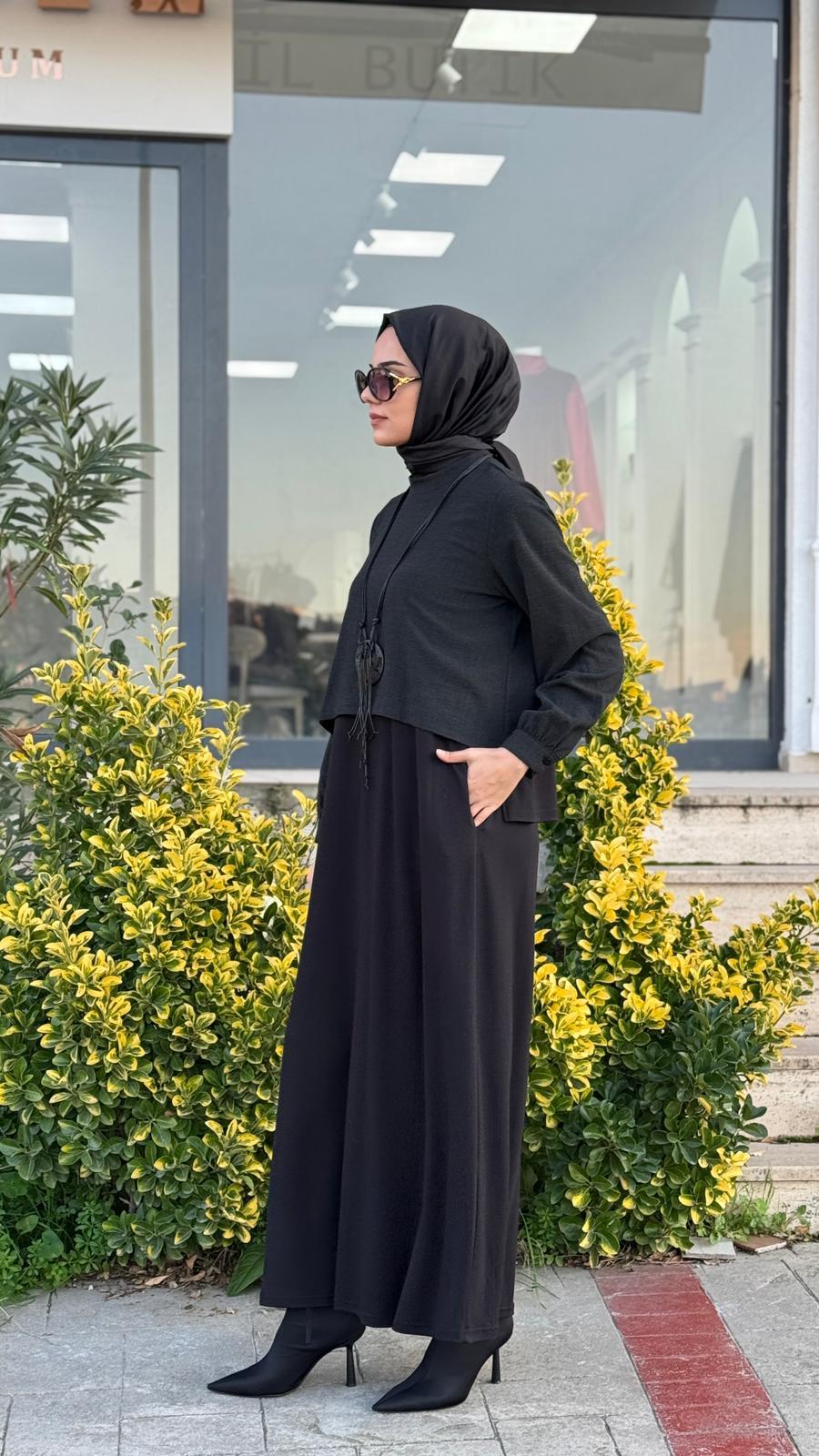 Almarwah Kolye Detaylı Elbise 202927