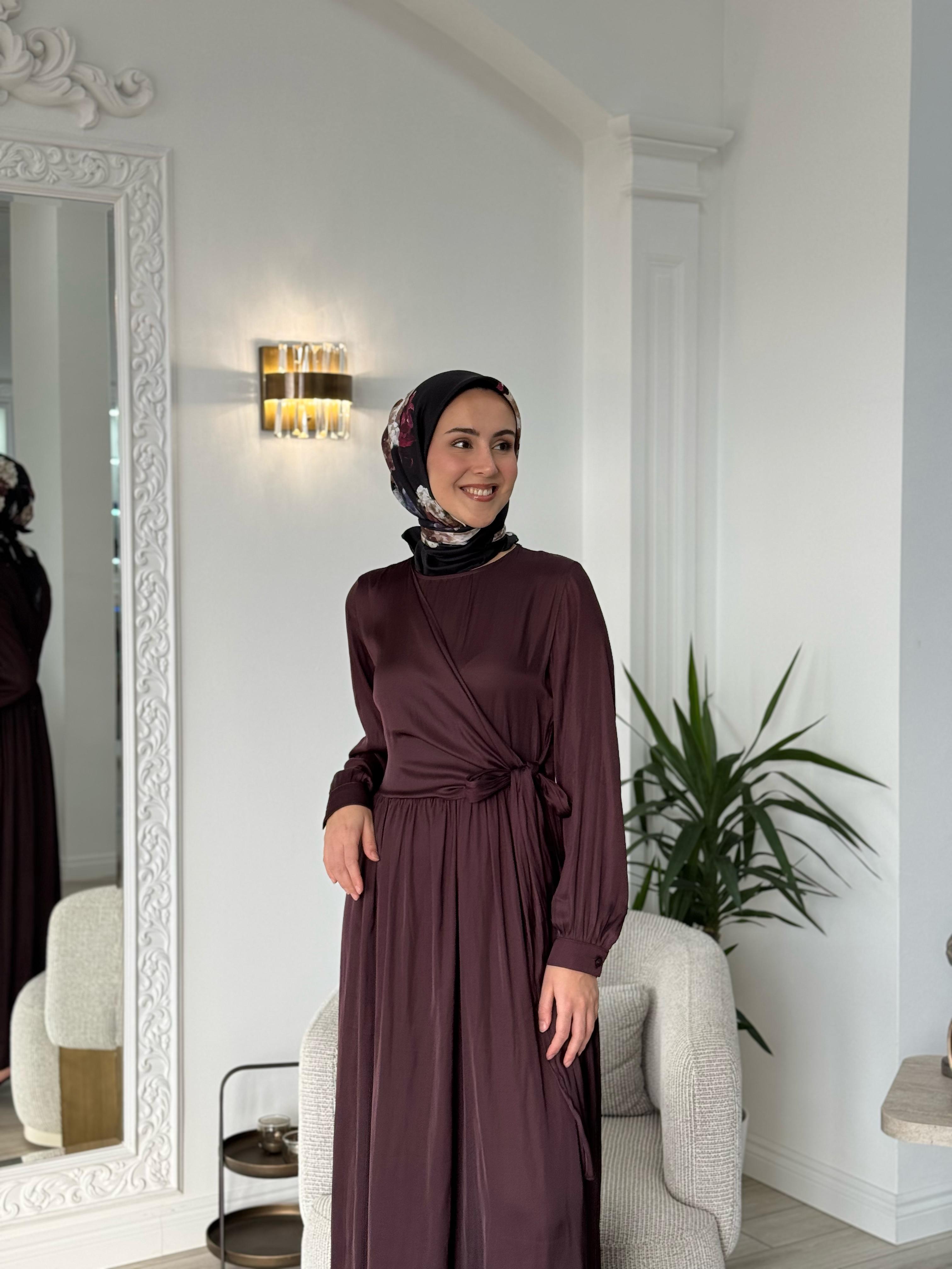 Almarwah Kruvaze Kahverengi Bordo 303821