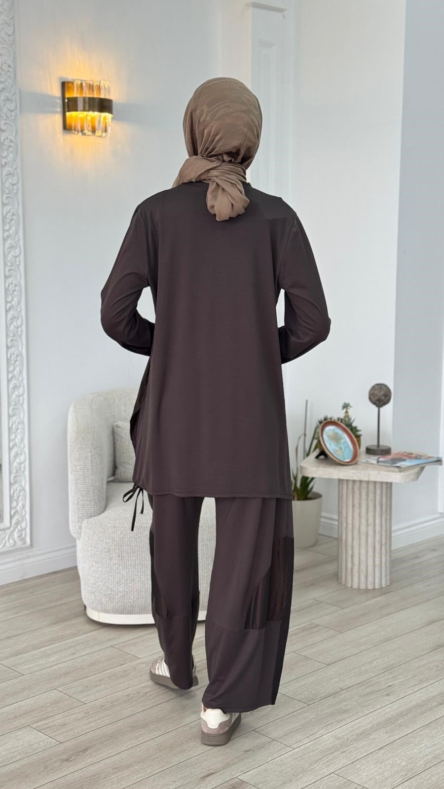 Almarwah Paraşüt Detaylı Pantolon Takım 202987