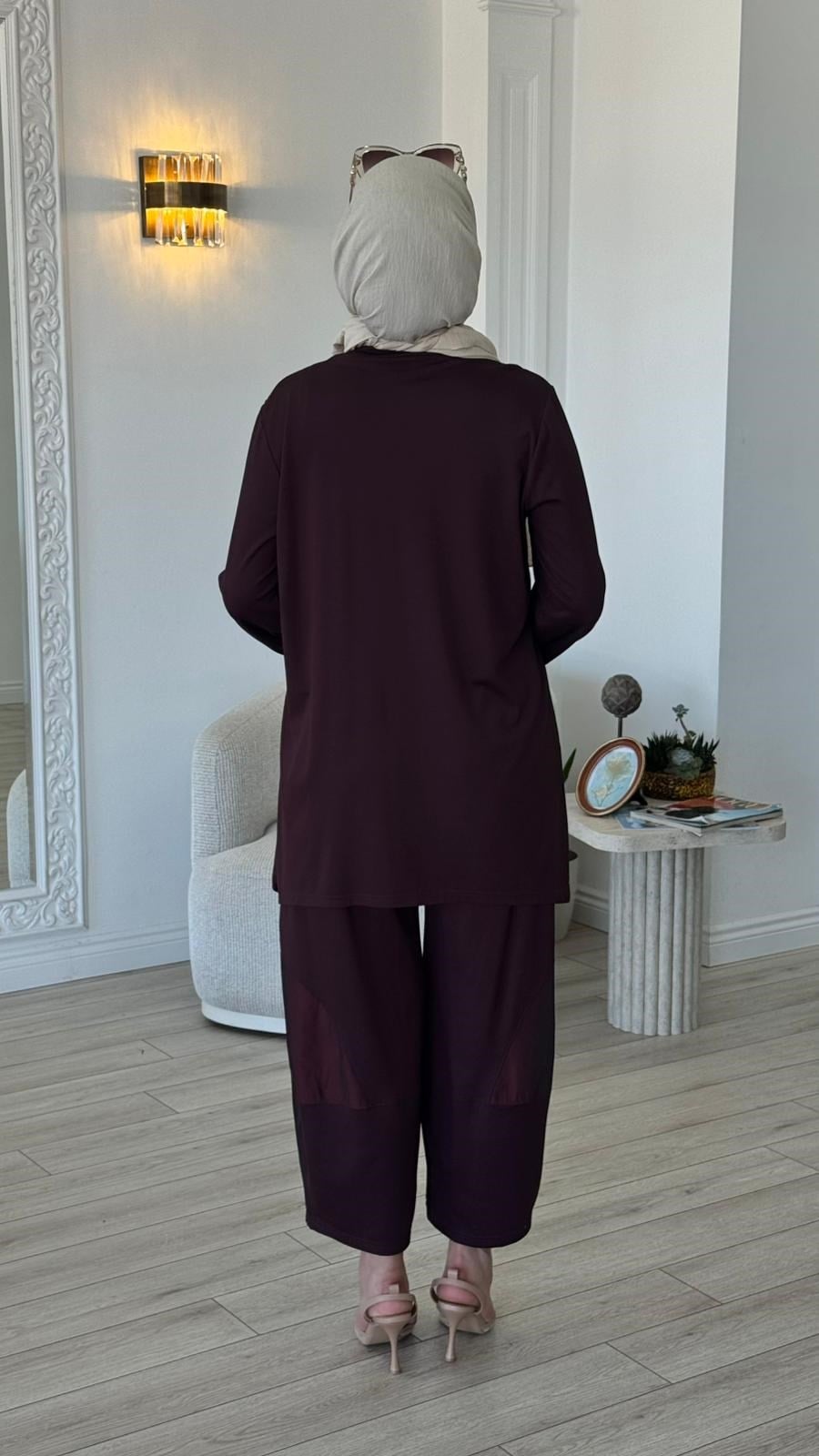 Almarwah Paraşüt Detaylı Pantolon Takım 202987