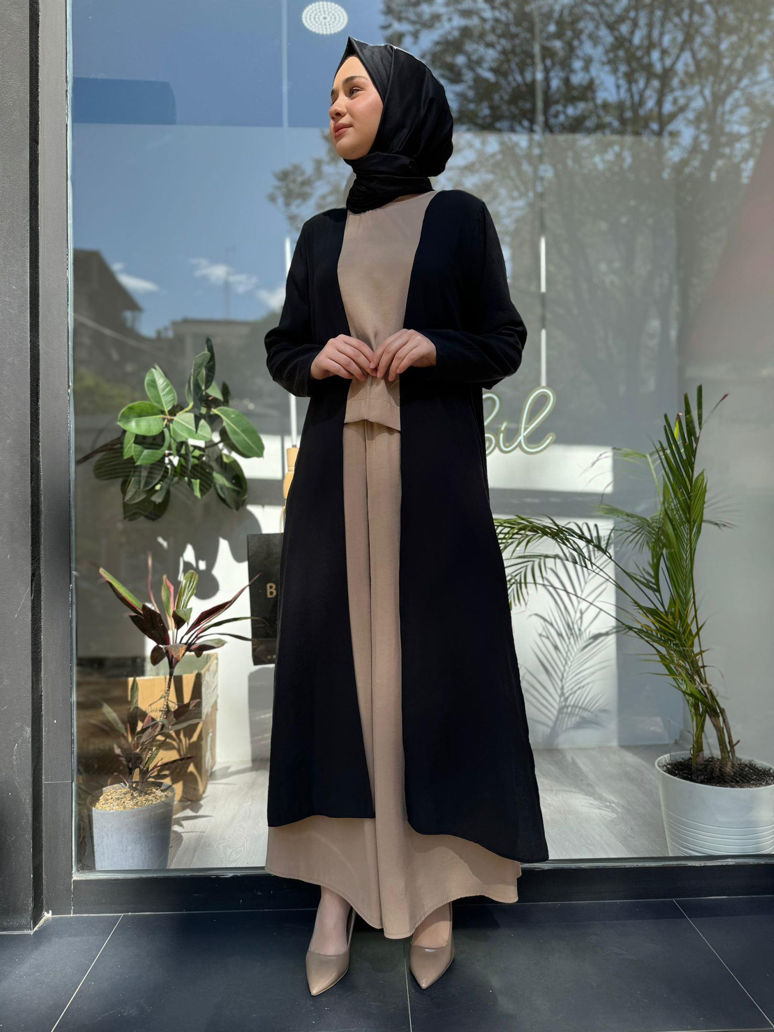 Almarwah Parçalı Pantolon Takım Bej 202559
