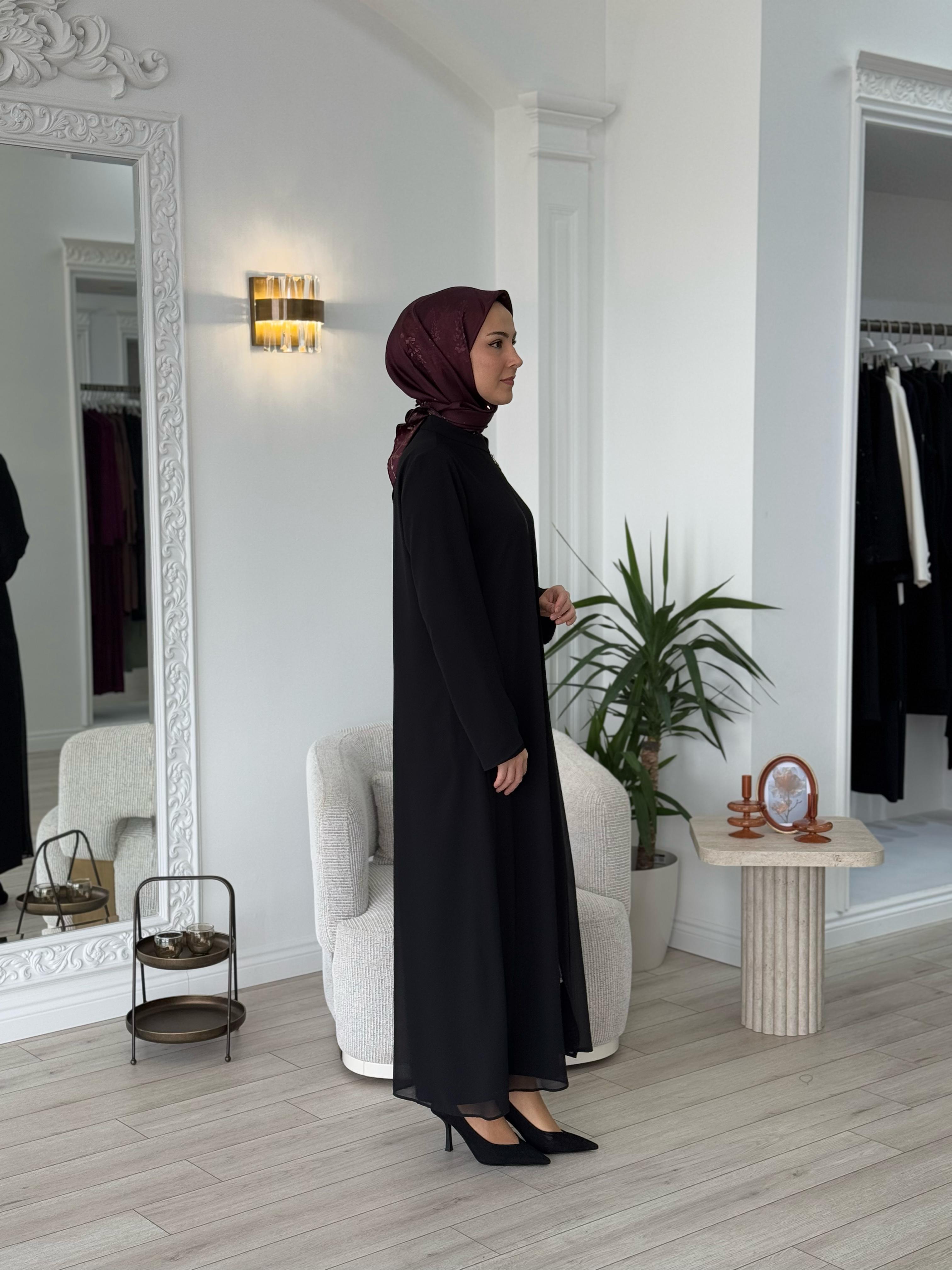 Almarwah Şifon Detaylı Kap 90510