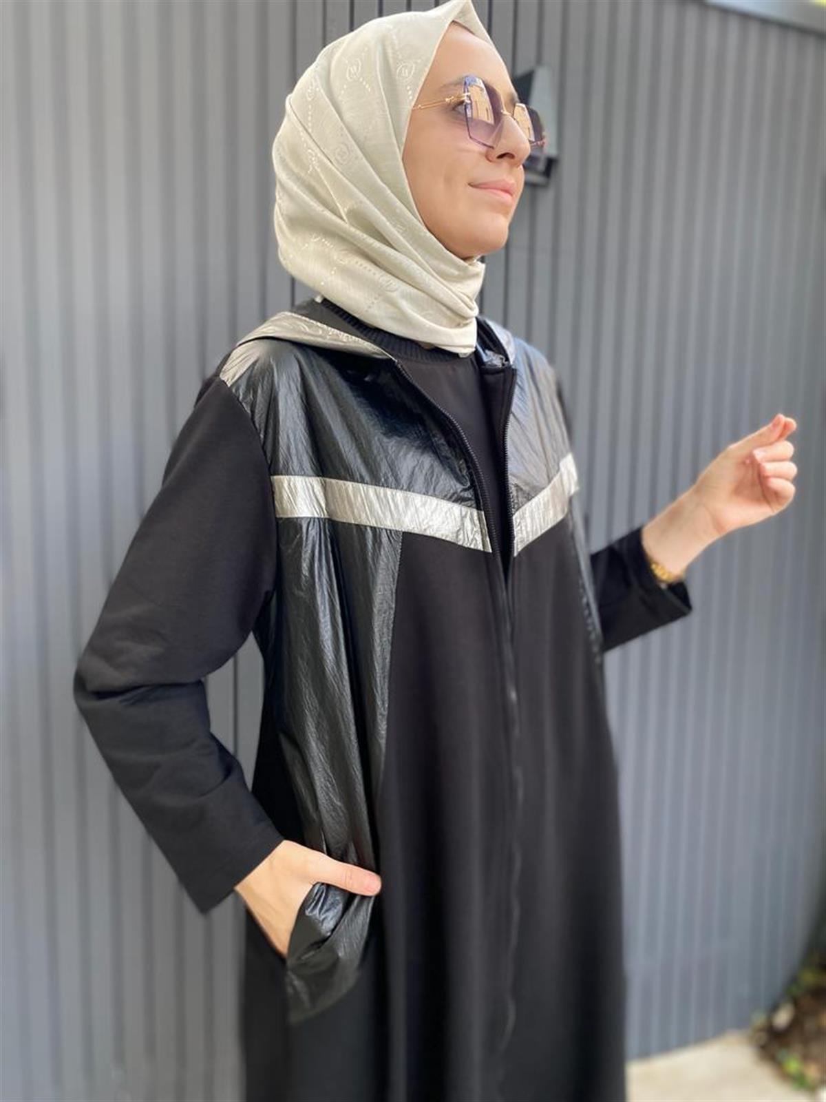 Almarwah Siyah Kısa Parlak Kap 50820