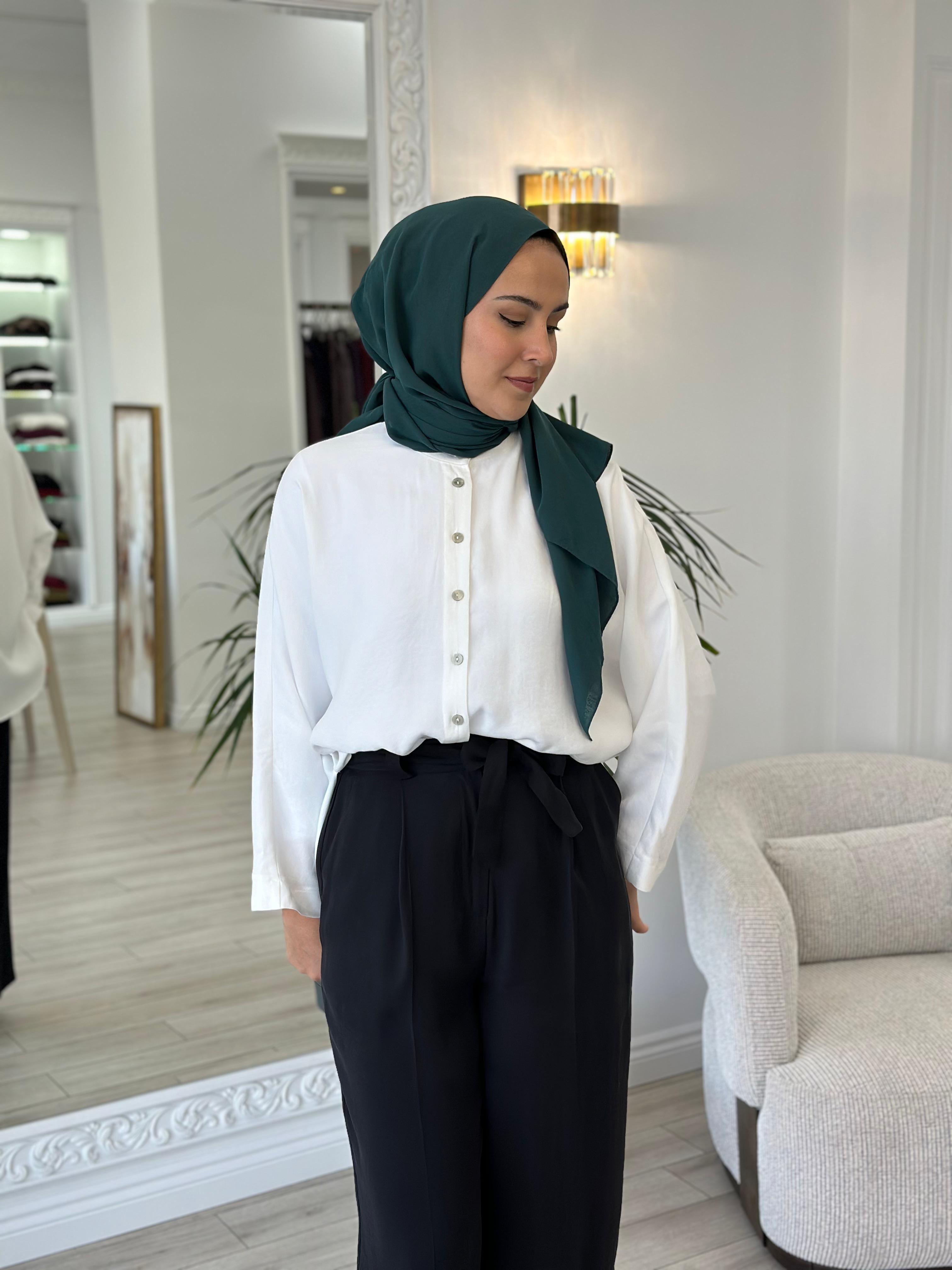 Almarwah Tensel Siyah Pantolon 606068
