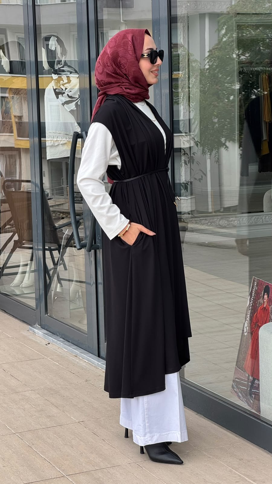 Almarwah Uzun Yelek 405045