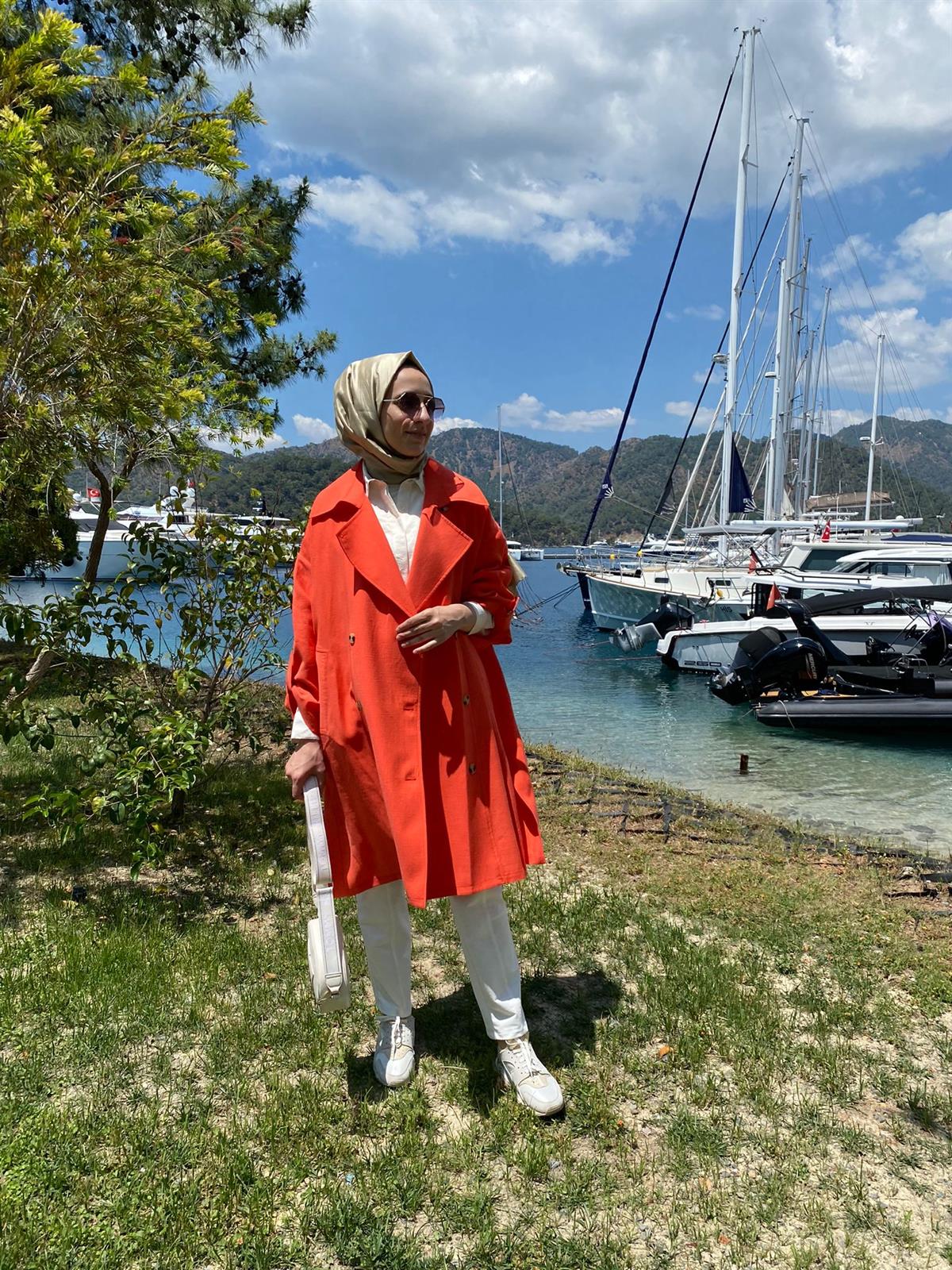 Berrin Coral Trençkot 8118