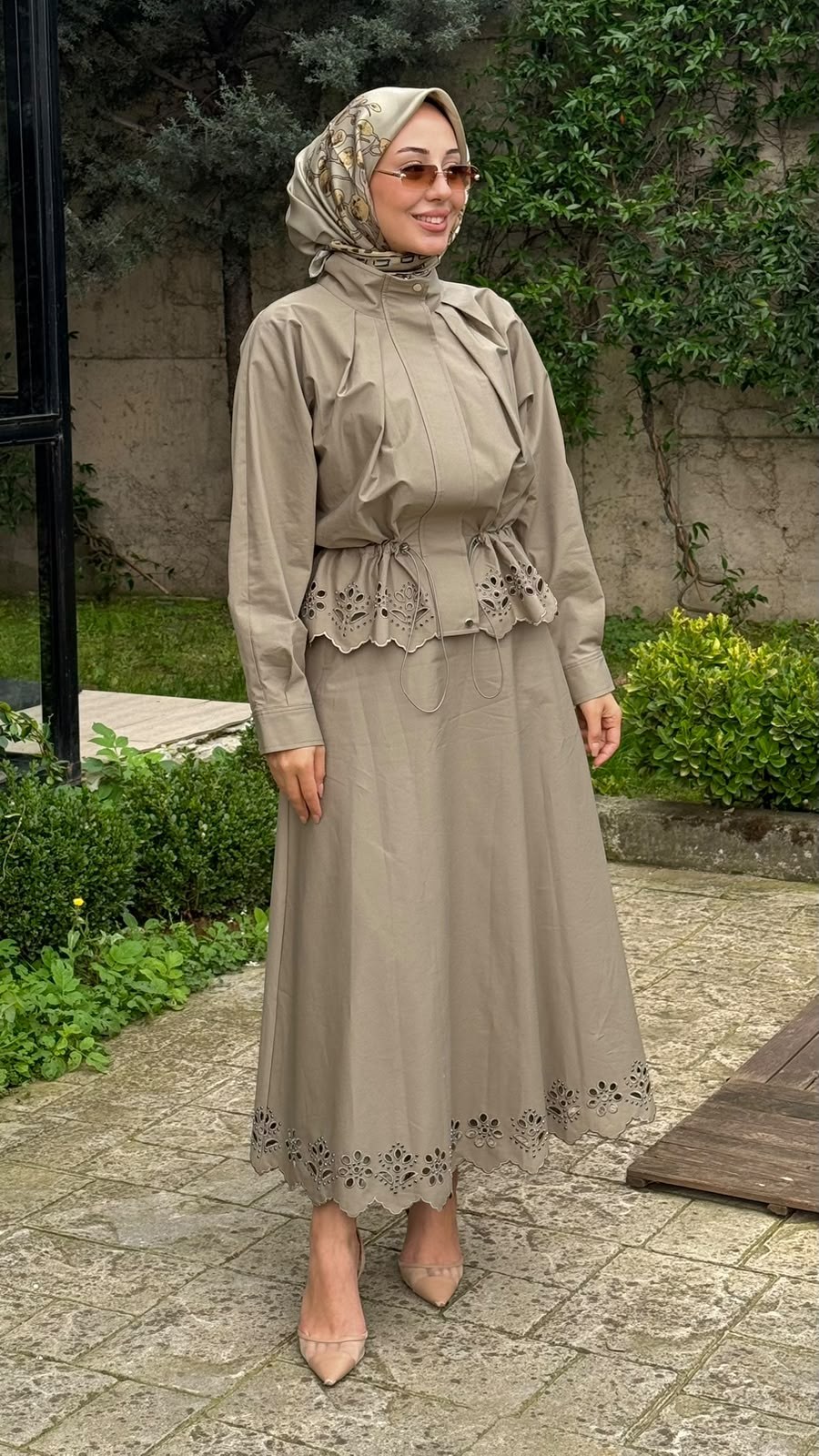 Clande Ceket Etek Takım 2602-4022