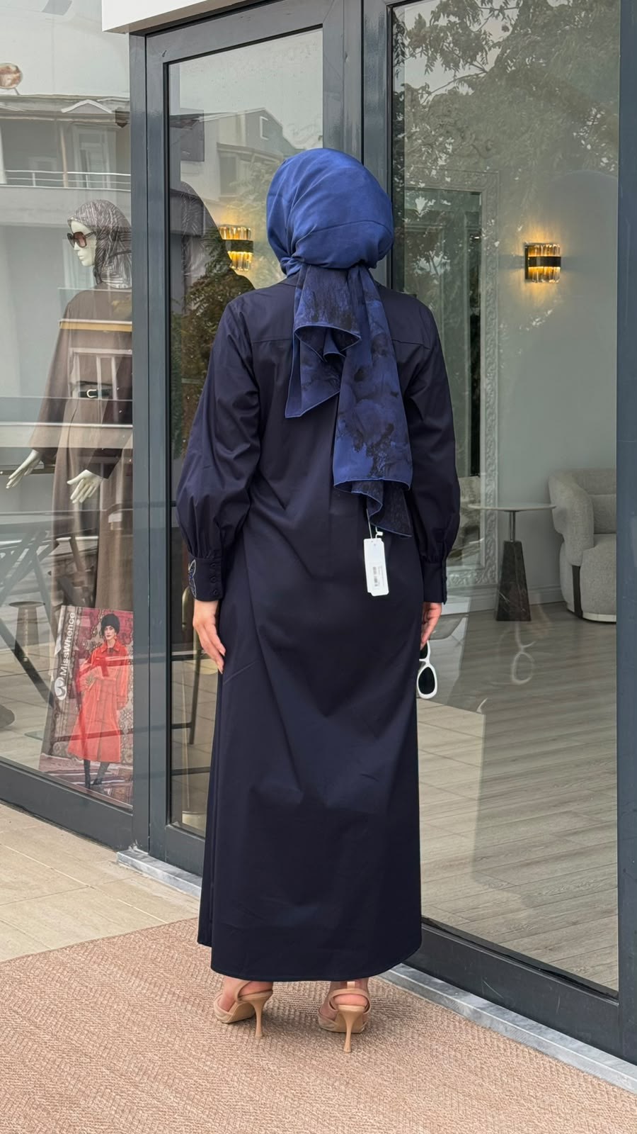 Clande İşlemeli Elbise 2602-5052