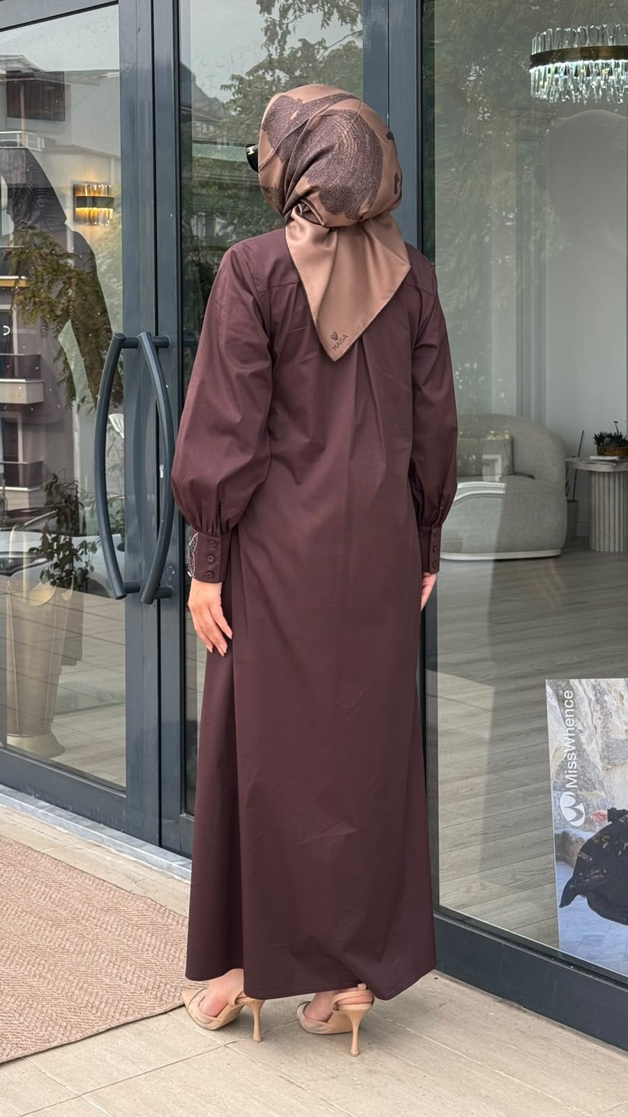 Clande İşlemeli Elbise 2602-5052