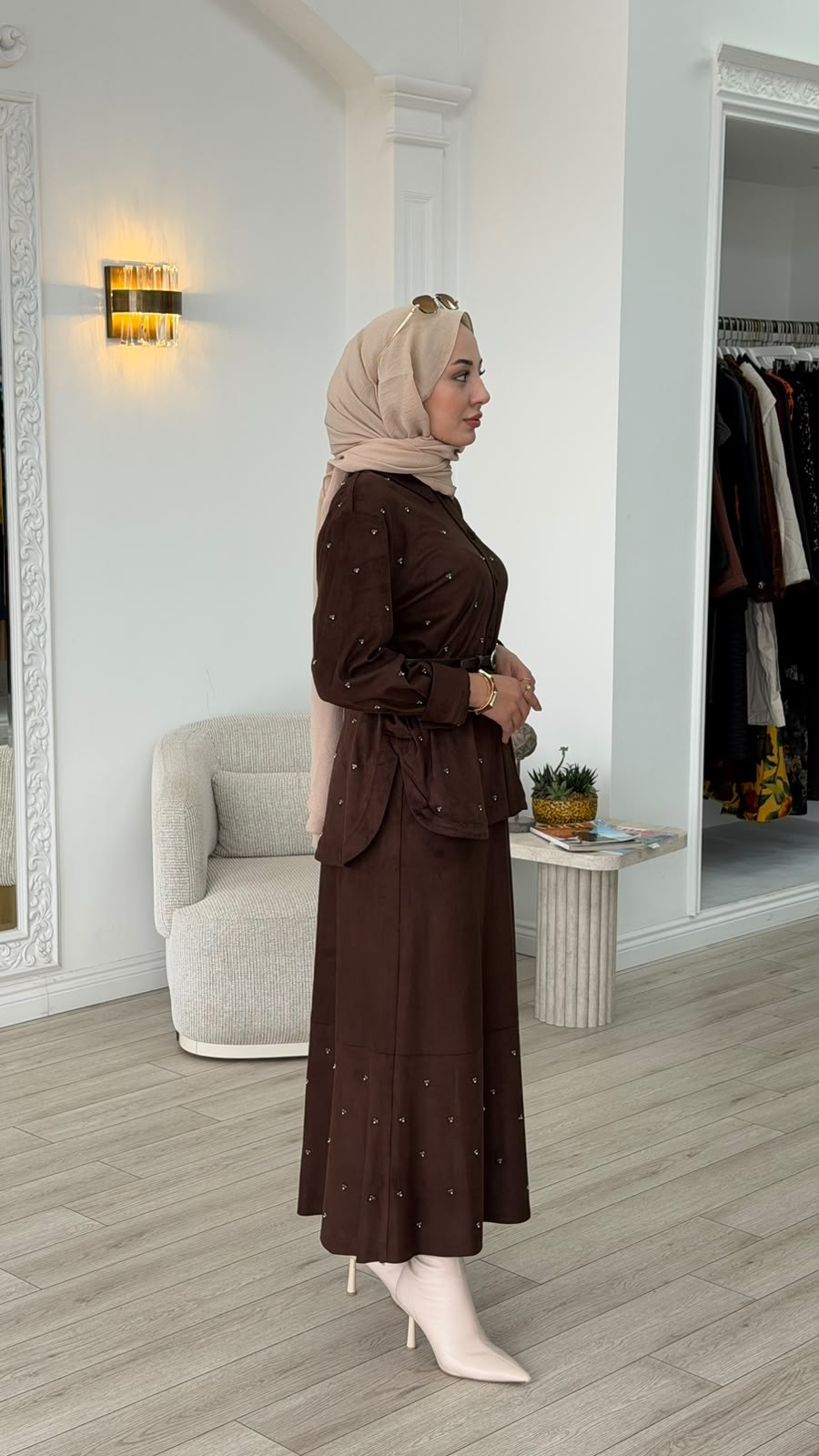 Clande Süet Takım 2602-3032