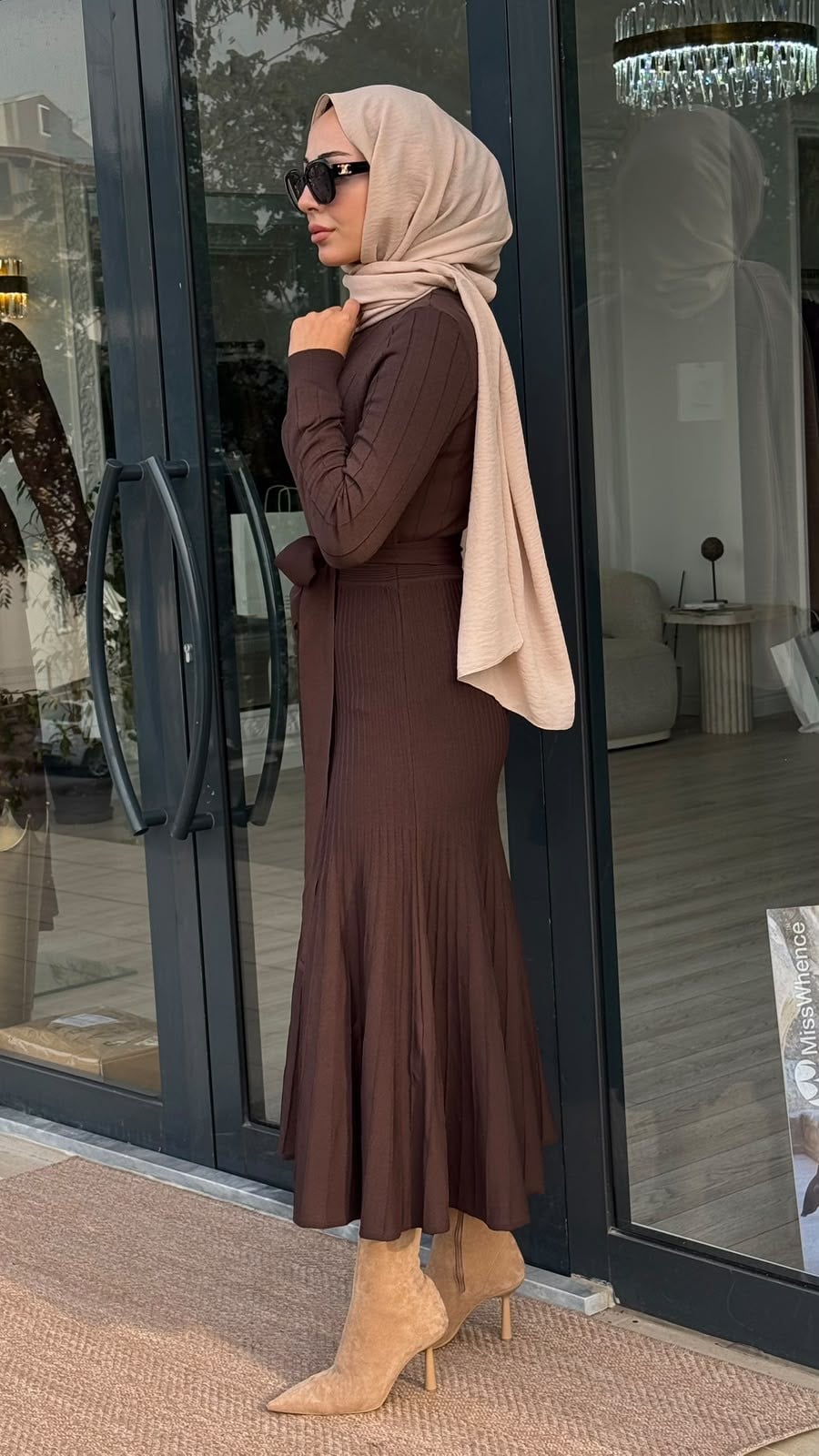 Clande Triko Elbise 2602-5053