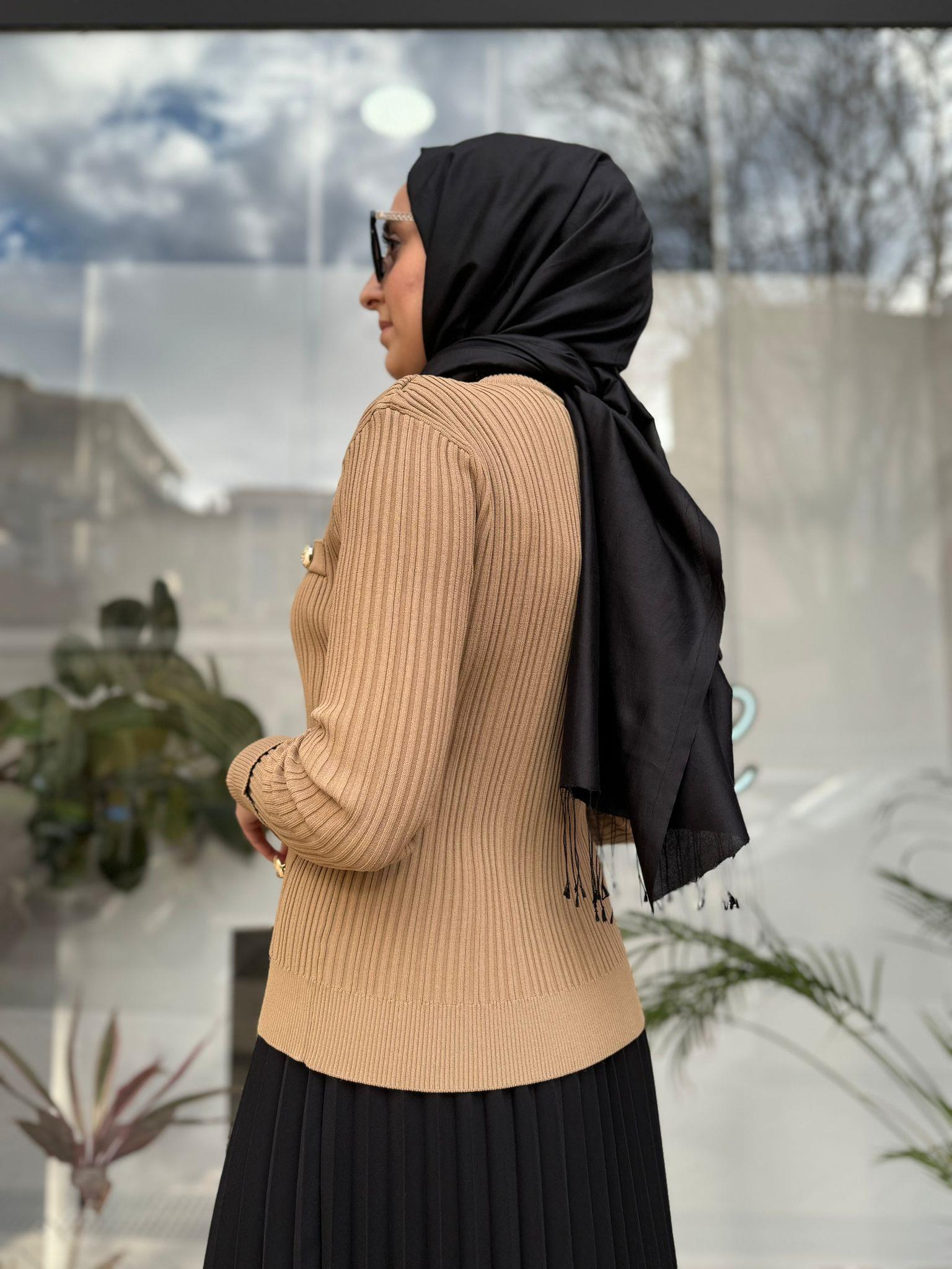 Girasolem G-L Klasik Hırka Camel 2024002