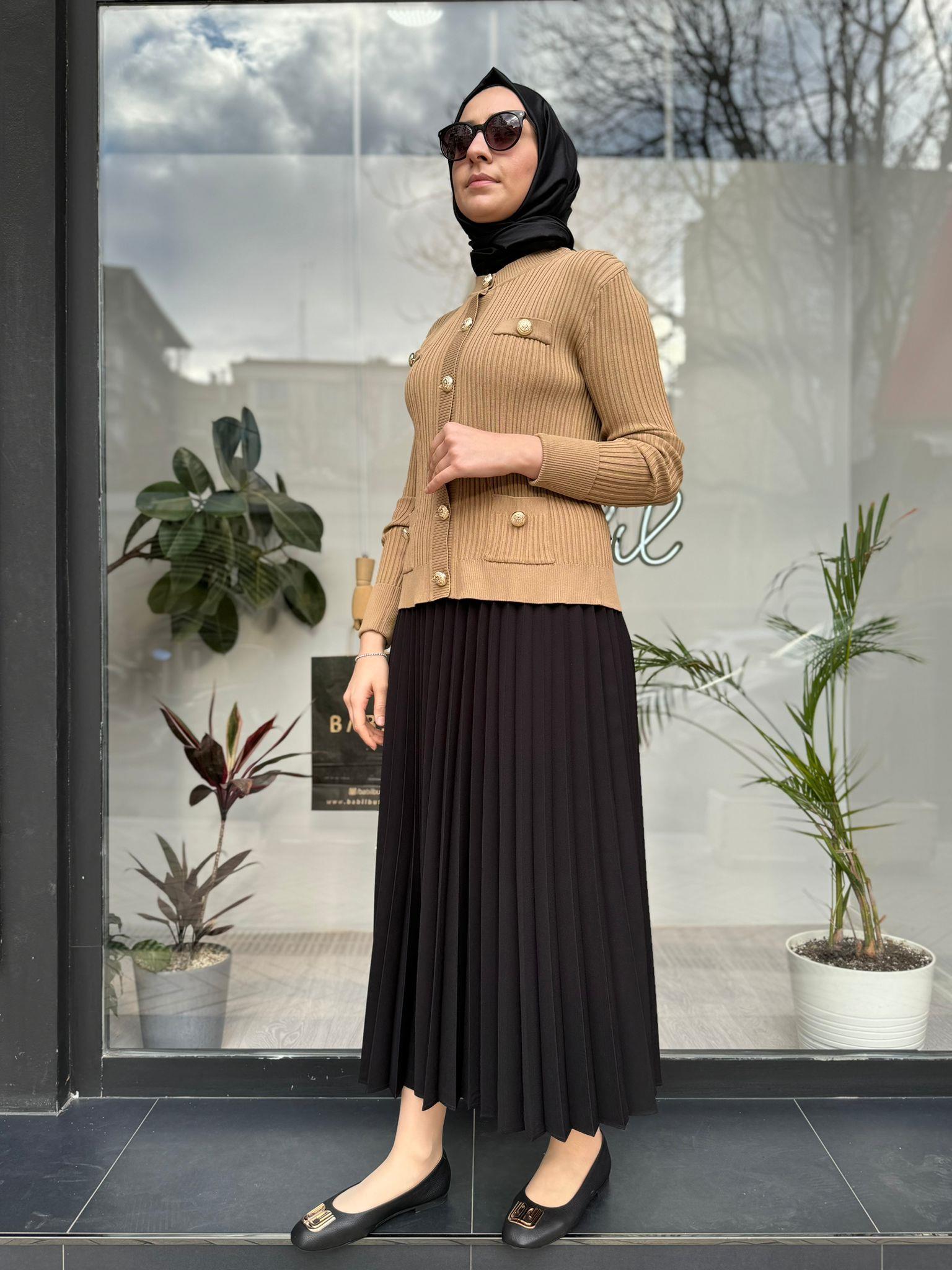 Girasolem G-L Klasik Hırka Camel 2024002