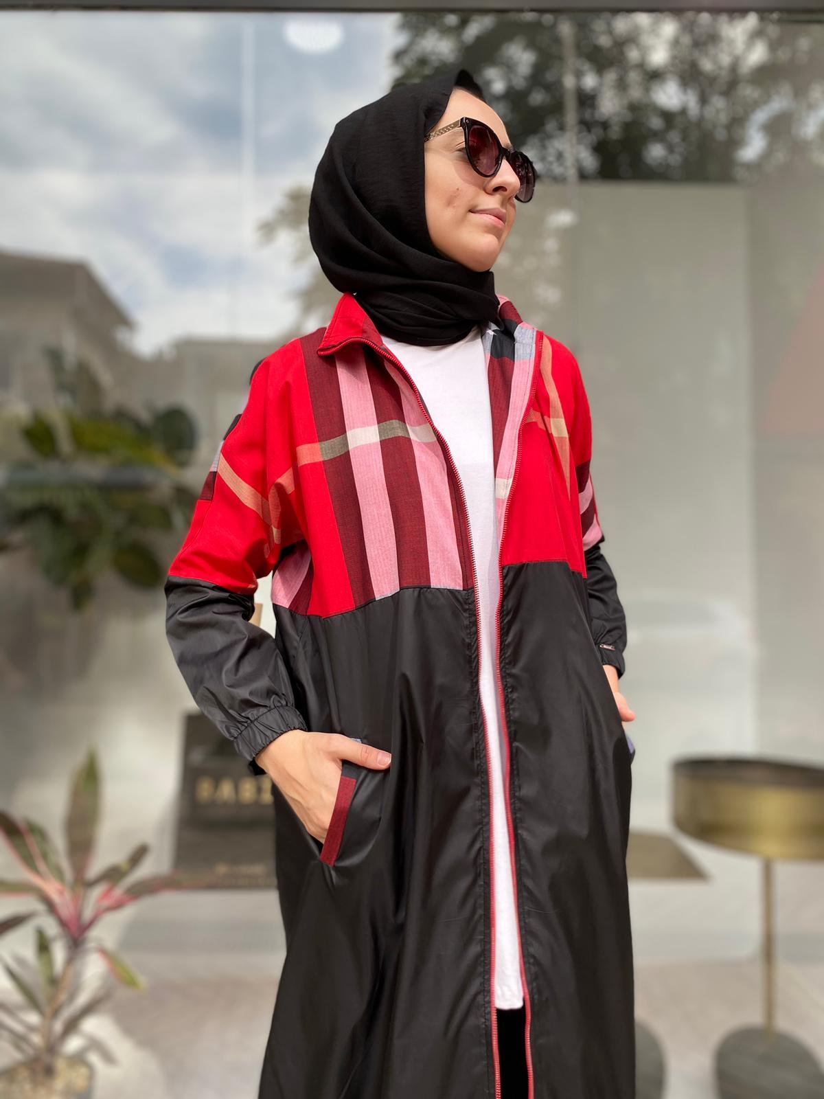 İnvee Burberry Desen Kap Siyah 6319