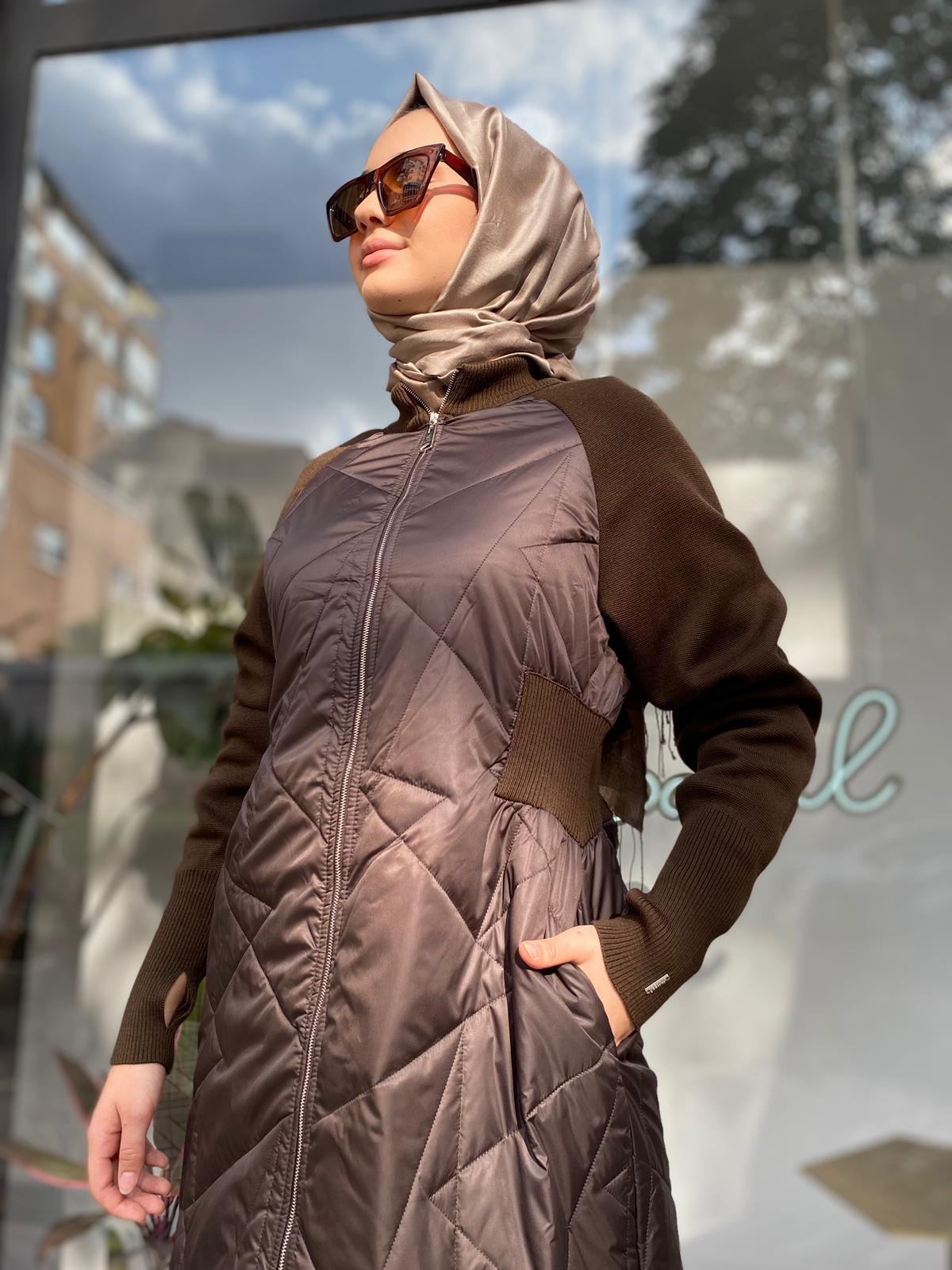 İnvee Cam Kırığı Desen Mont Kahve 6869