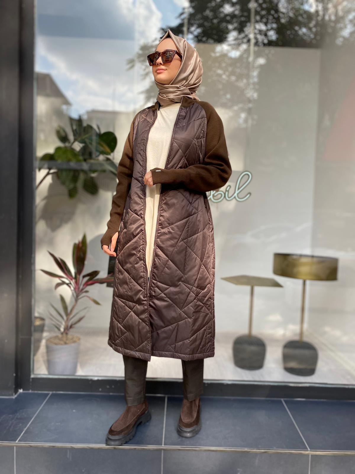 İnvee Cam Kırığı Desen Mont Kahve 6869