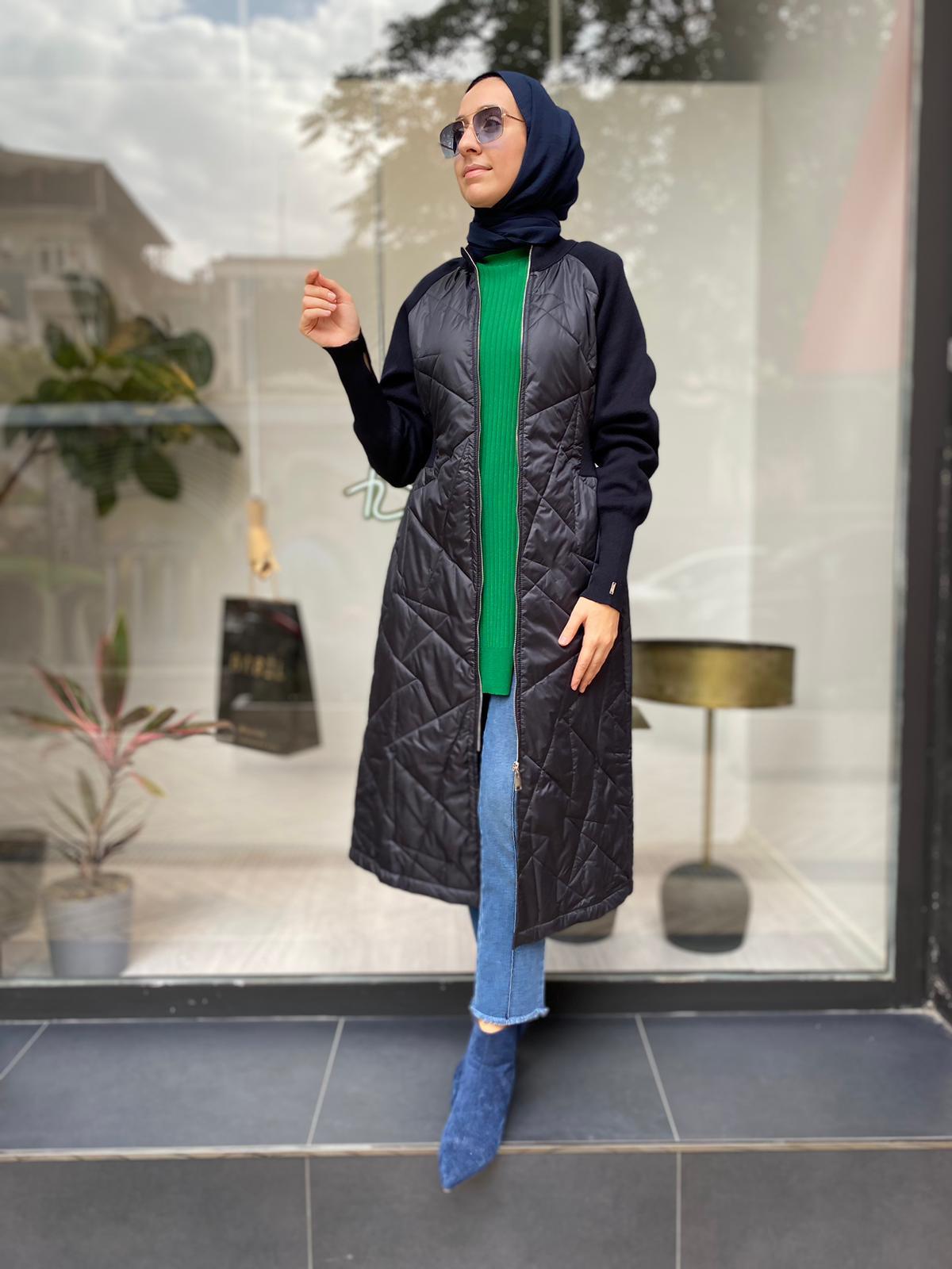 İnvee Cam Kırığı Desen Mont Lacivert 6869