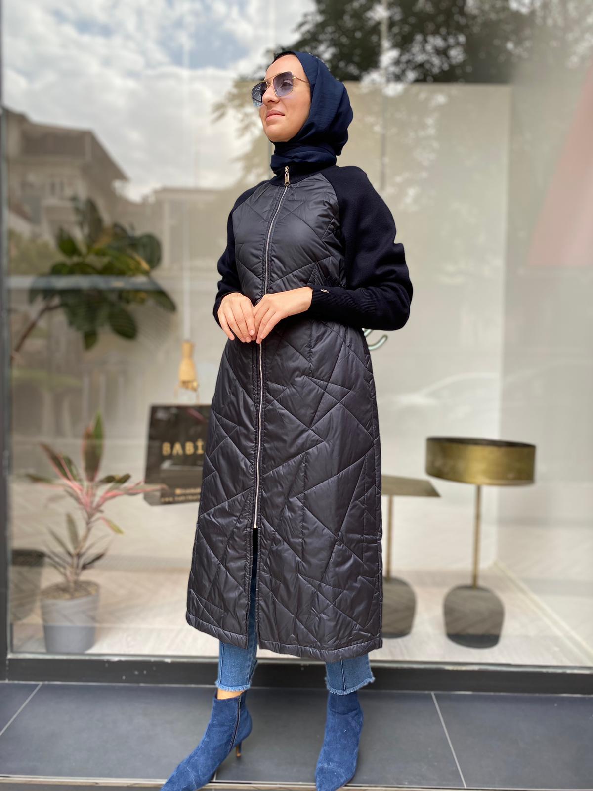 İnvee Cam Kırığı Desen Mont Lacivert 6869