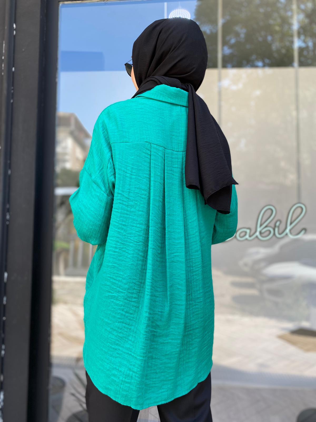 İnvee Dökümlü Basic Gömlek Benetton 6638