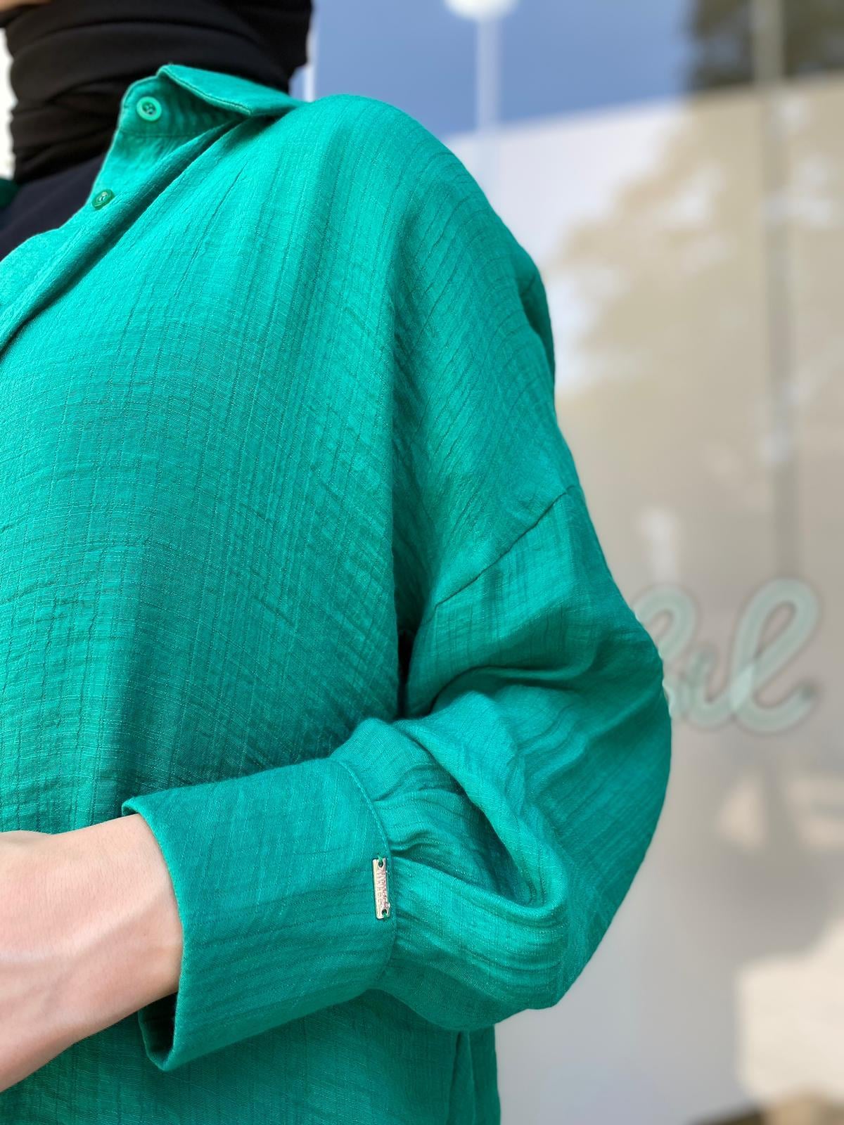 İnvee Dökümlü Basic Gömlek Benetton 6638