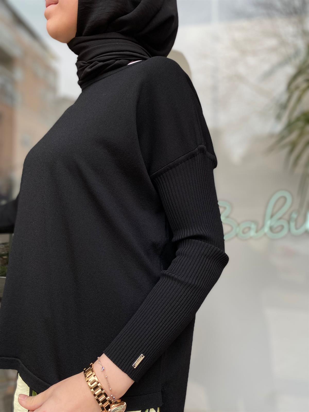 İnvee Evaze Tunik Siyah 5879