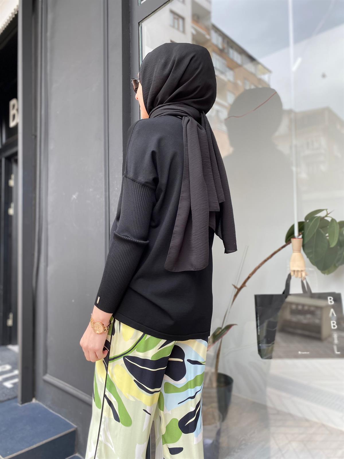 İnvee Evaze Tunik Siyah 5879