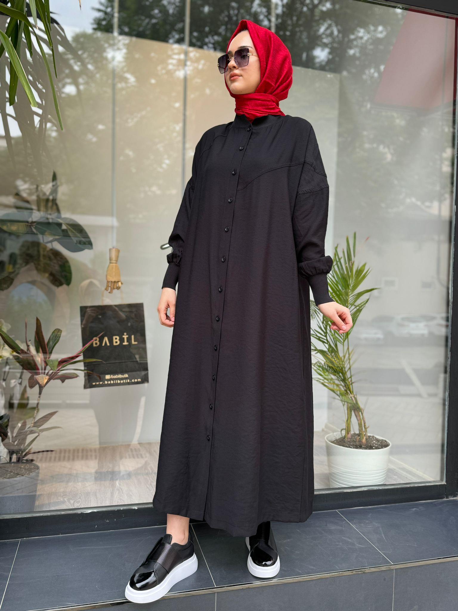 İnvee Gömlek Kap Siyah 6897