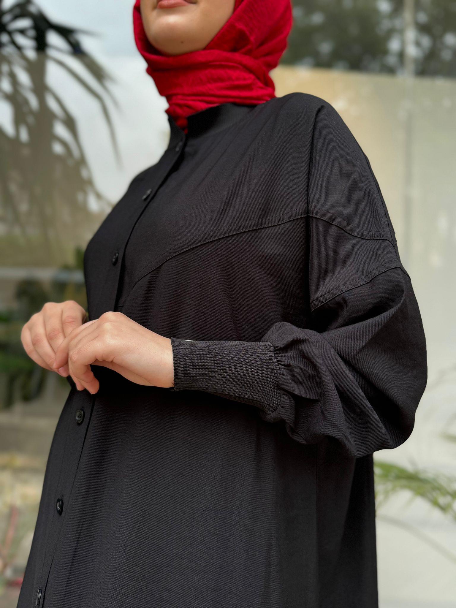 İnvee Gömlek Kap Siyah 6897