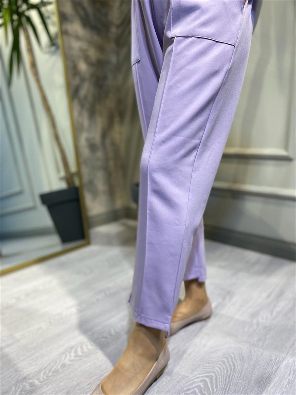 İnvee Havuç Pantolon Lila 6315