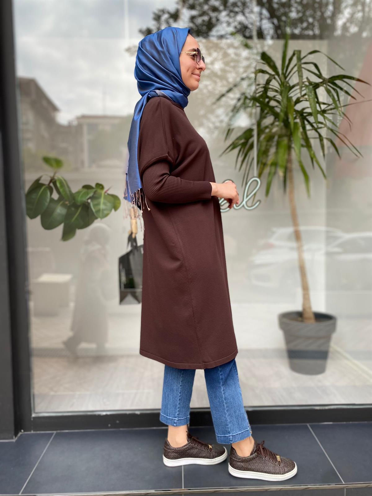 Invee Kahve Tunik 5536