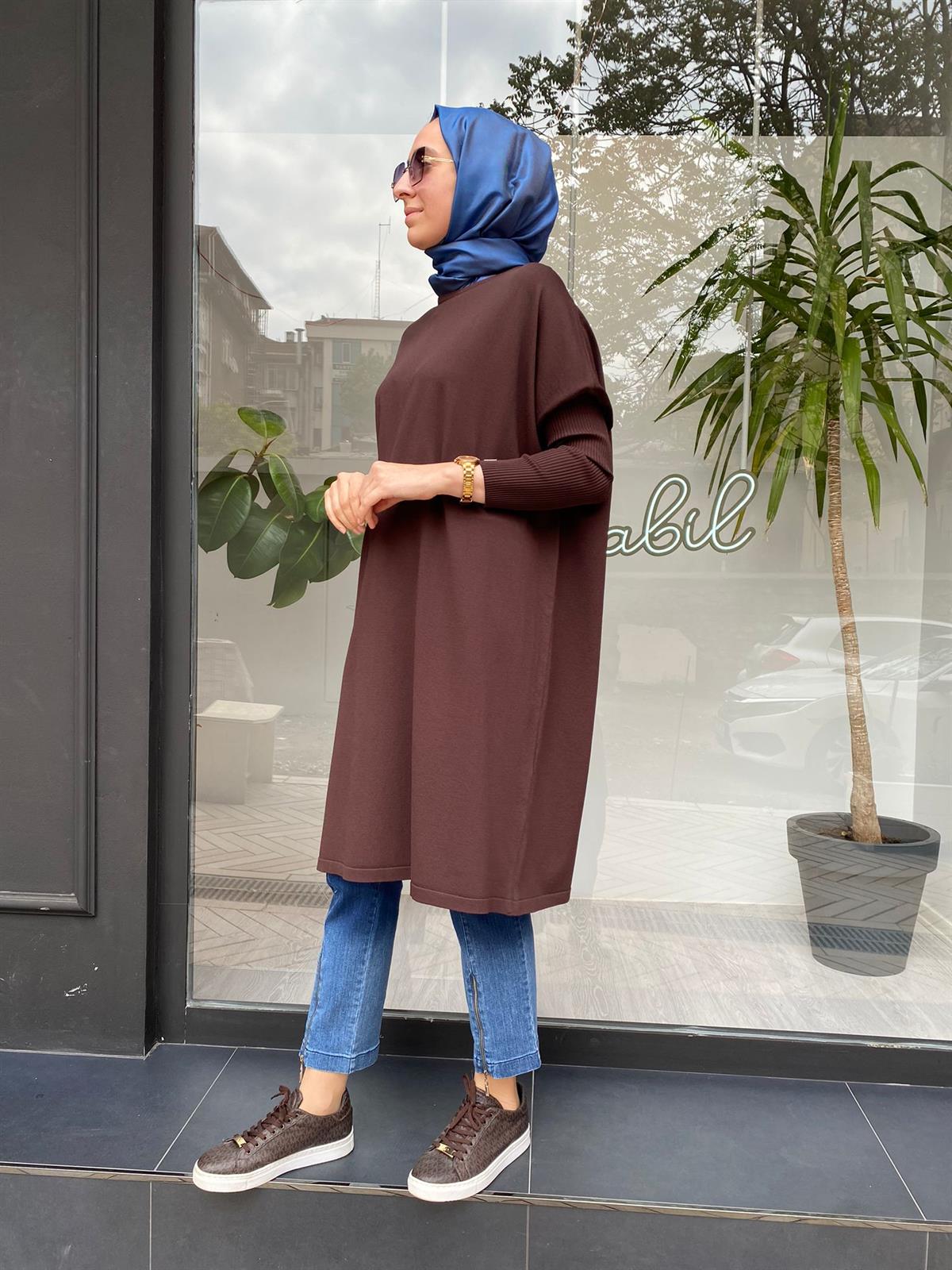 Invee Kahve Tunik 5536