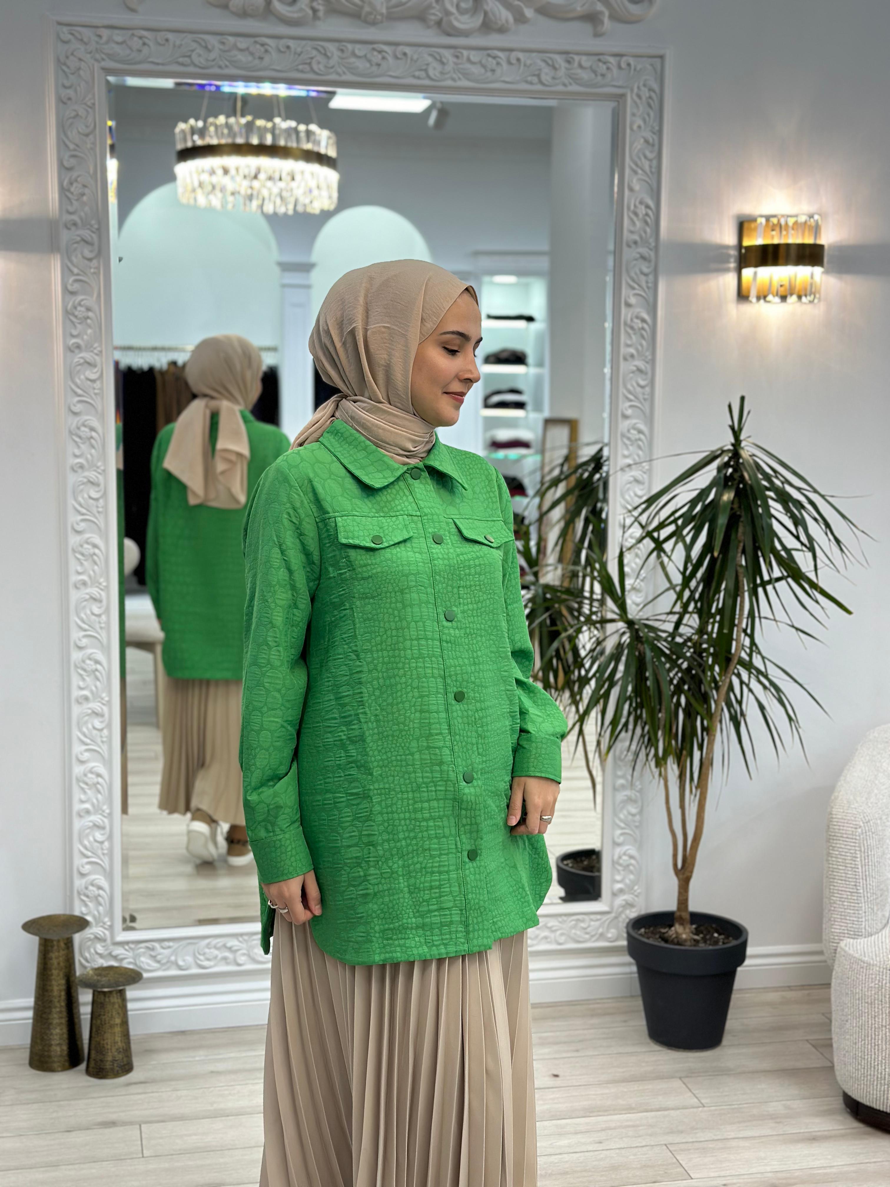 İnvee Kapitone Gömlek Benetton 6827