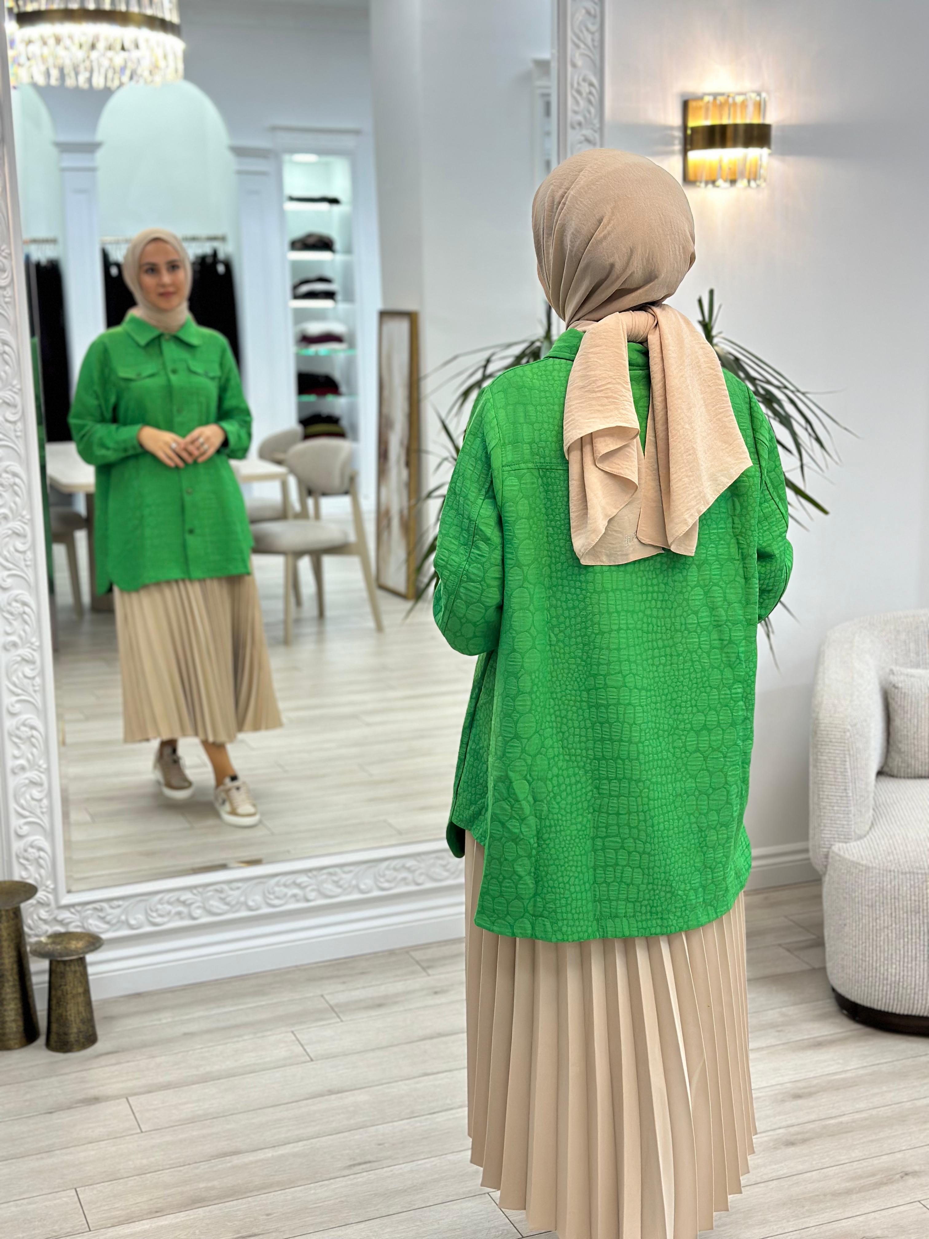 İnvee Kapitone Gömlek Benetton 6827