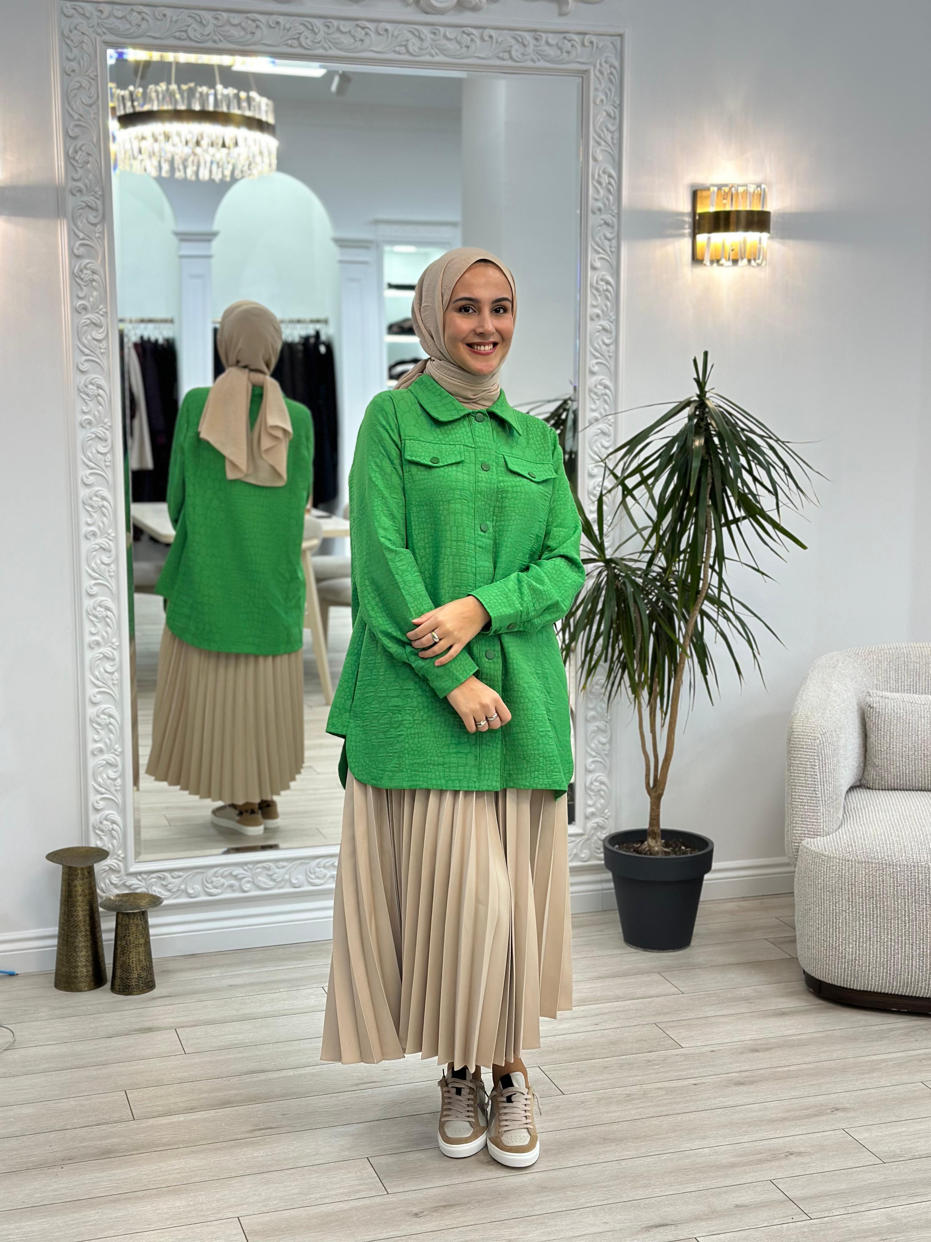 İnvee Kapitone Gömlek Benetton 6827